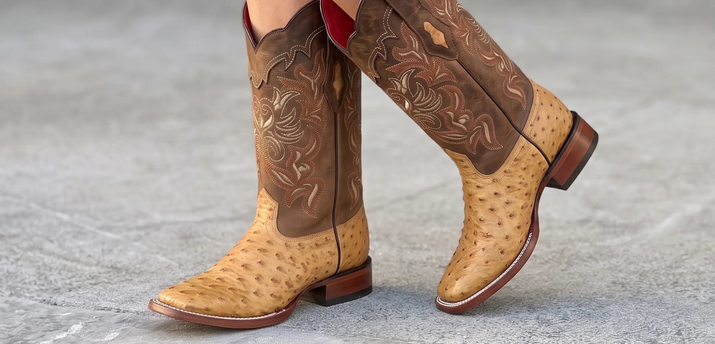 Ostrich Cowgirl Boots