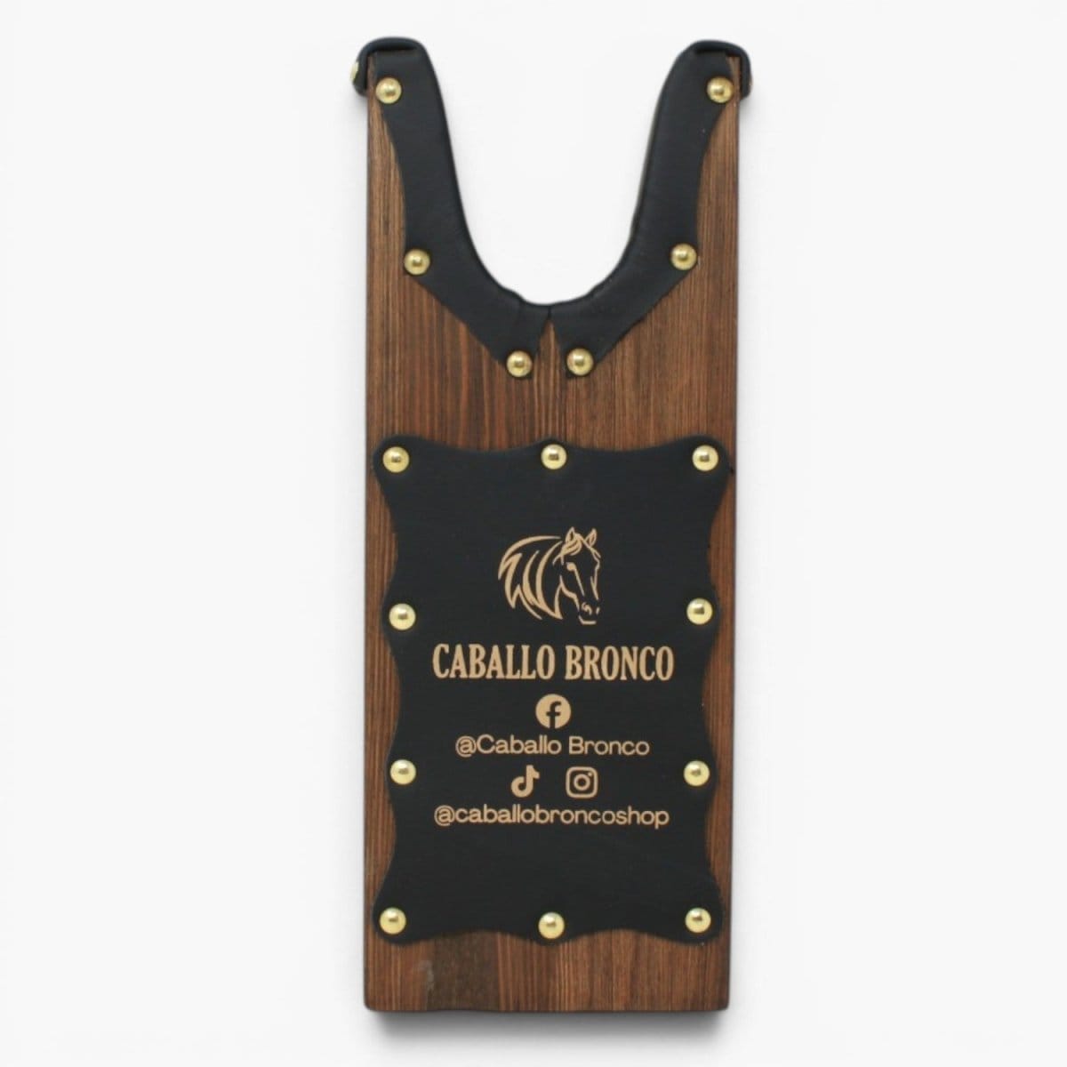 Caballo Bronco Wooden Boot Jack - Front View