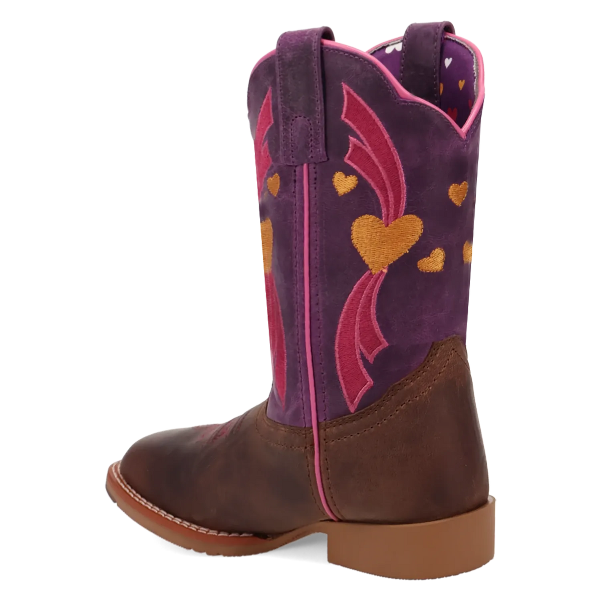 Dan Post Boots Boots Dan Post Kid´s Lottie Leather Wide Square Toe Boots - Tan