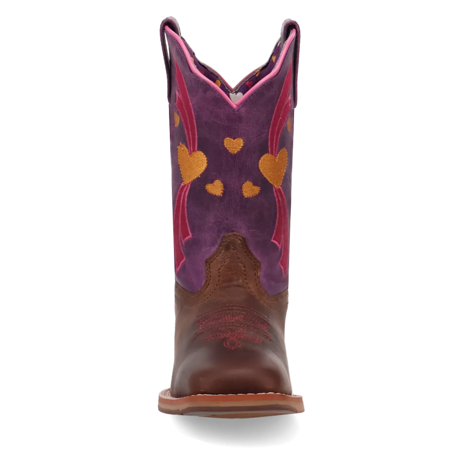 Dan Post Boots Boots Dan Post Kid´s Lottie Leather Wide Square Toe Boots - Tan