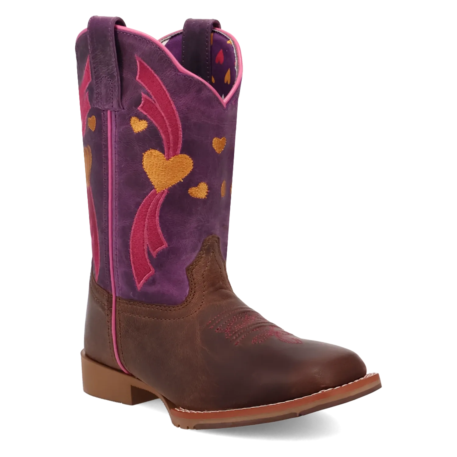 Dan Post Boots Boots Dan Post Kid´s Lottie Leather Wide Square Toe Boots - Tan