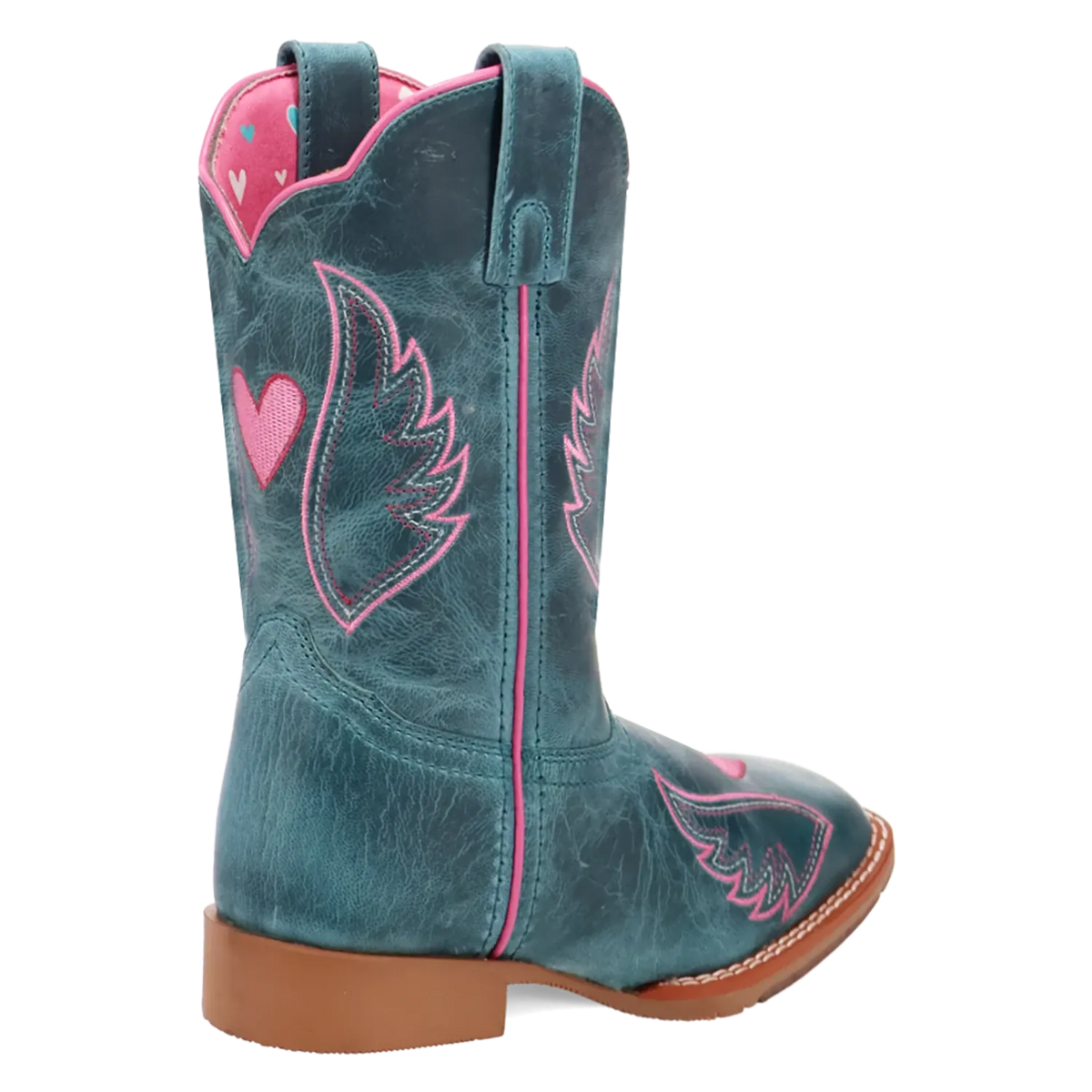 Dan Post Boots Boots Dan Post Kid´s Sweet Caroline Leather Wide Square Toe Boots - Turquoise
