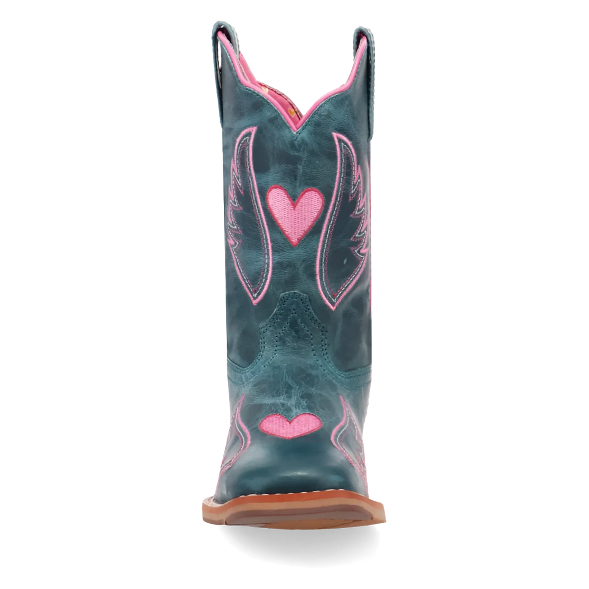 Dan Post Boots Boots Dan Post Kid´s Sweet Caroline Leather Wide Square Toe Boots - Turquoise