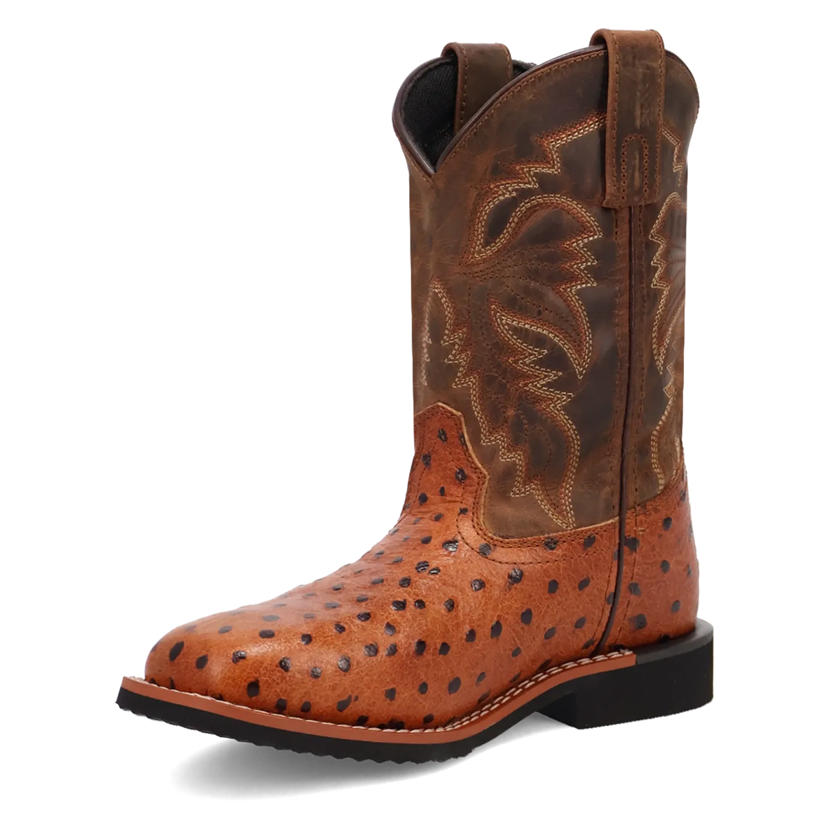 Dan Post Boots Boots Dan Post Youth´s Jet Leather Wide Square Toe Boots - Tan