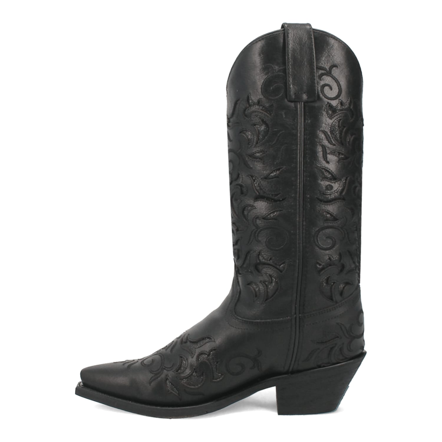 Dan Post Boots Boots Laredo Women's Night Sky Snip Toe Leather Boots - Black 52450