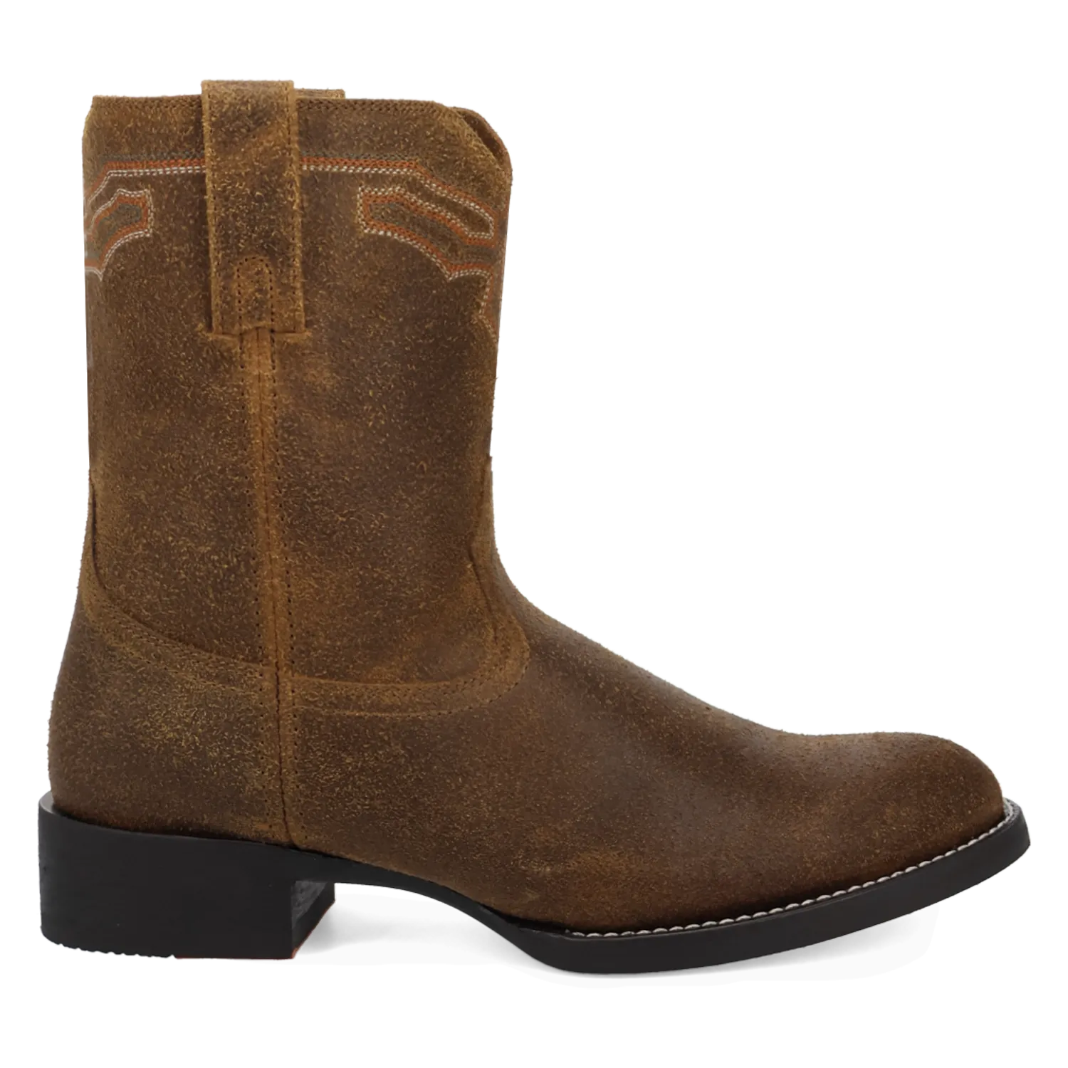 Dan Post Boots Boots Men's Bravado Leather Round Toe Short Boots Tan Color - Laredo Boots
