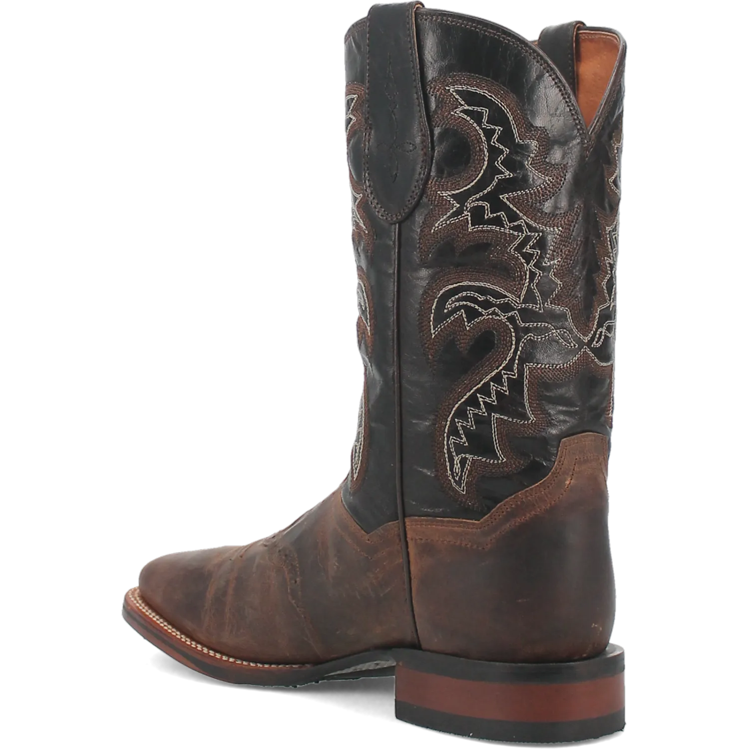 Dan Post Boots Boots Men's Franklin Leather Wide Square Toe Boots Chocolate Color - Dan Post Boots
