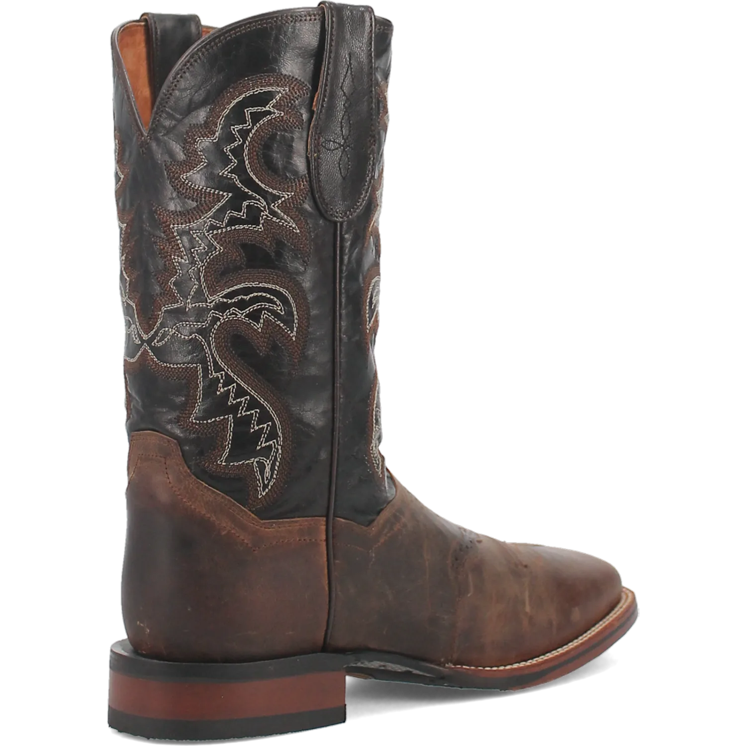 Dan Post Boots Boots Men's Franklin Leather Wide Square Toe Boots Chocolate Color - Dan Post Boots