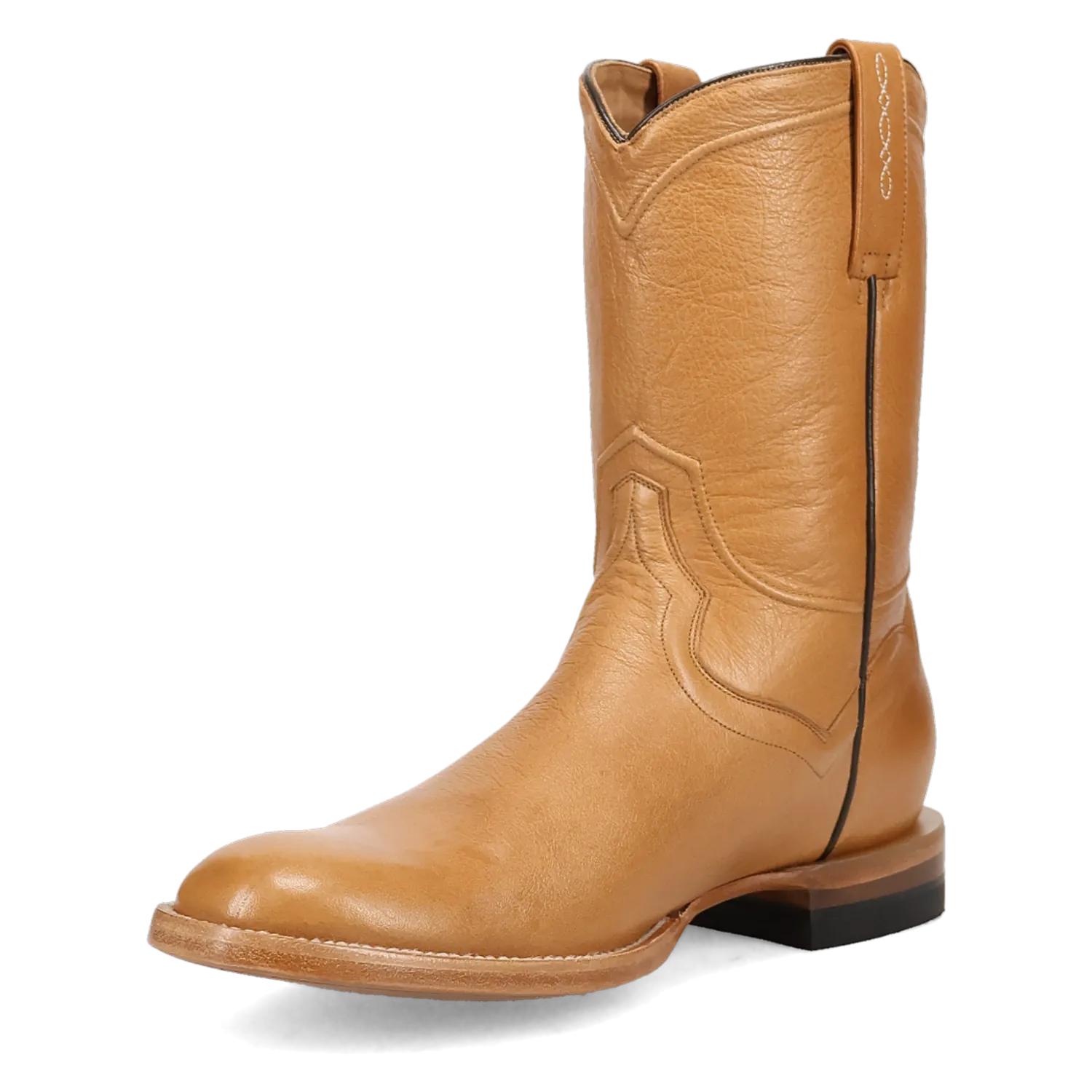 Dan Post Boots Boots Men's Hartwell Leather Round Roper Toe Short Boots Camel Color - Dan Post Boots