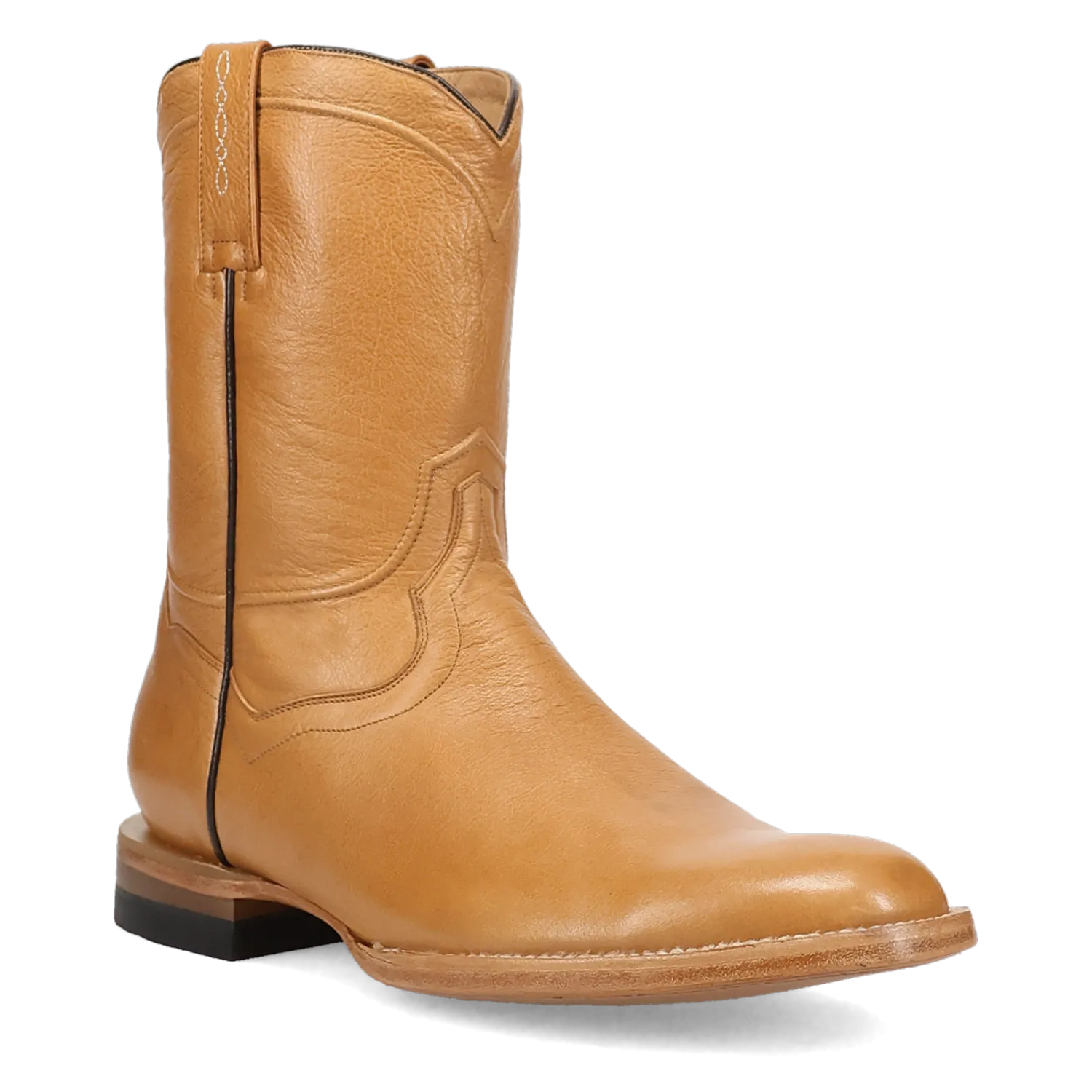 Dan Post Boots Boots Men's Hartwell Leather Round Roper Toe Short Boots Camel Color - Dan Post Boots