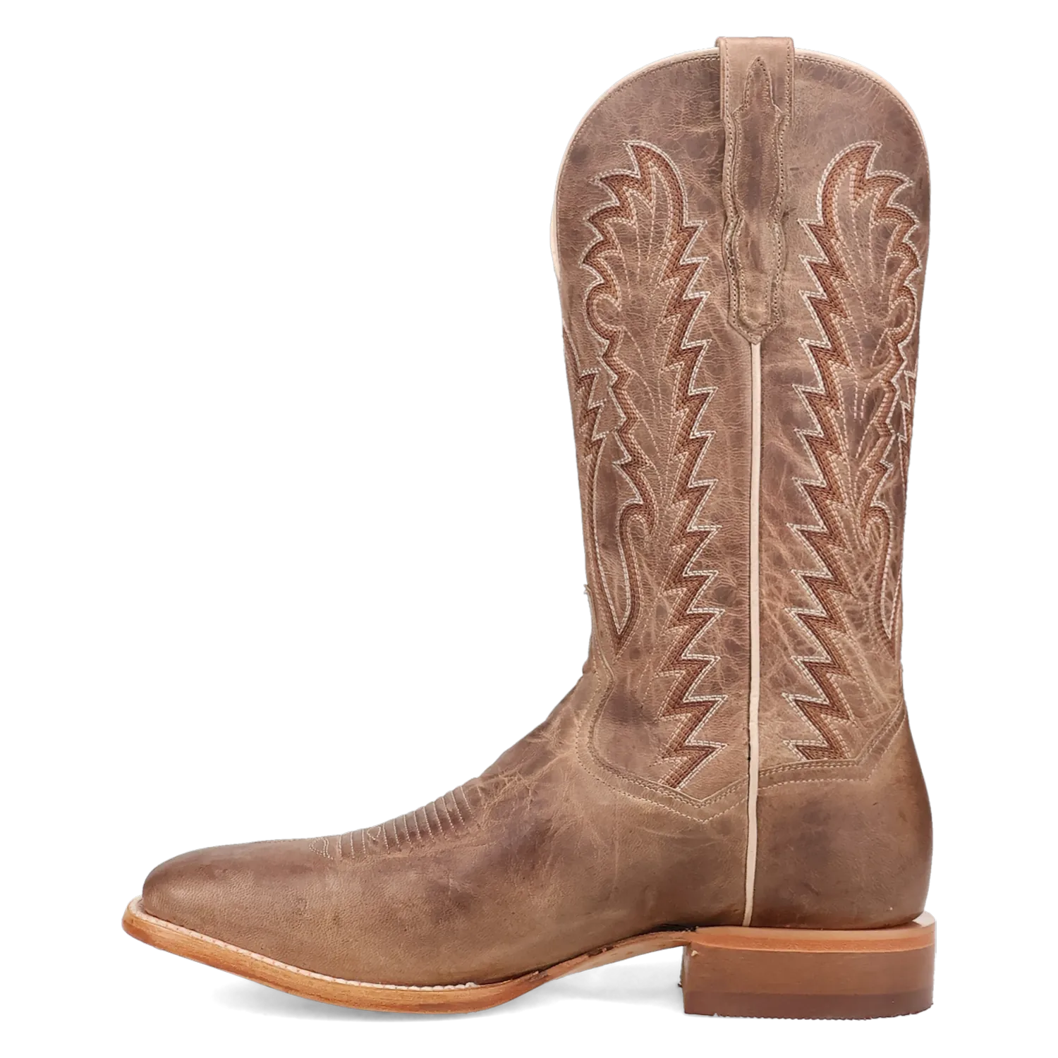 Dan Post Boots Boots Men's Jerry Leather Square Toe Boots Tan Color - Dan Post Boots