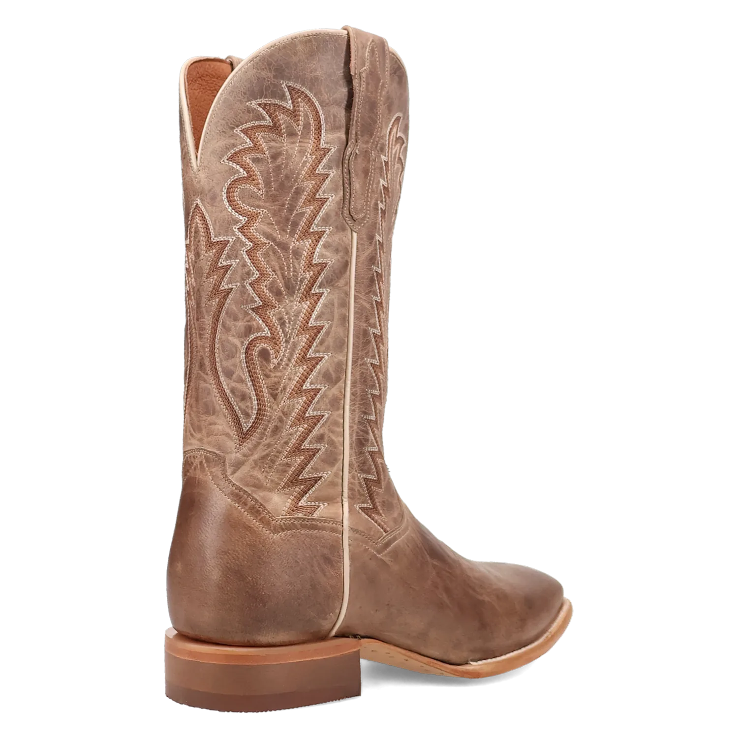 Dan Post Boots Boots Men's Jerry Leather Square Toe Boots Tan Color - Dan Post Boots