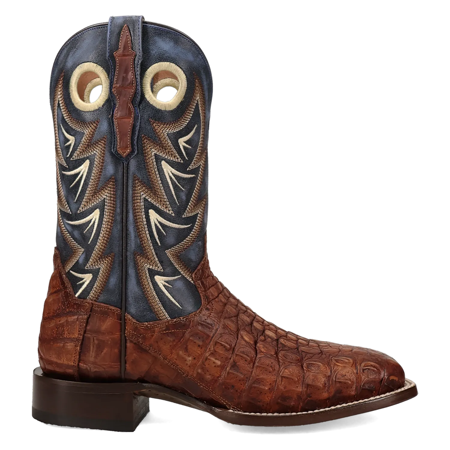 Dan Post Boots Boots Men's Marsh Caiman Wide Square Toe Boots Cognac Color - Dan Post Boots