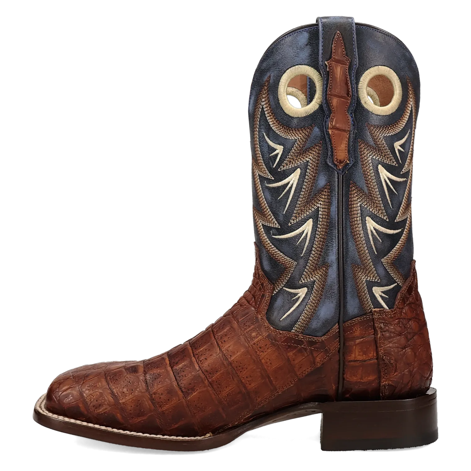 Dan Post Boots Boots Men's Marsh Caiman Wide Square Toe Boots Cognac Color - Dan Post Boots