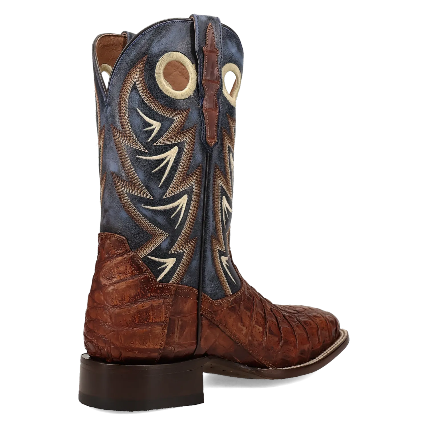 Dan Post Boots Boots Men's Marsh Caiman Wide Square Toe Boots Cognac Color - Dan Post Boots