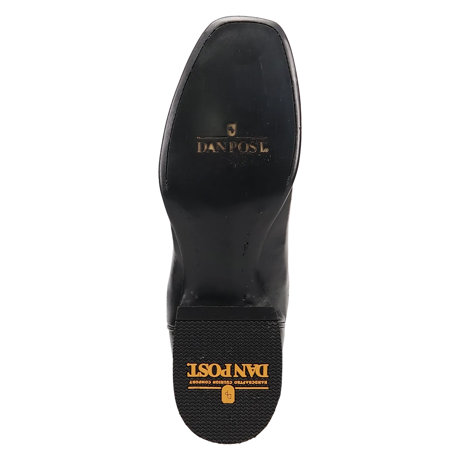 Dan Post Boots Boots Men's Remington Leather Square Toe Boots Black Color - Dan Post Boots