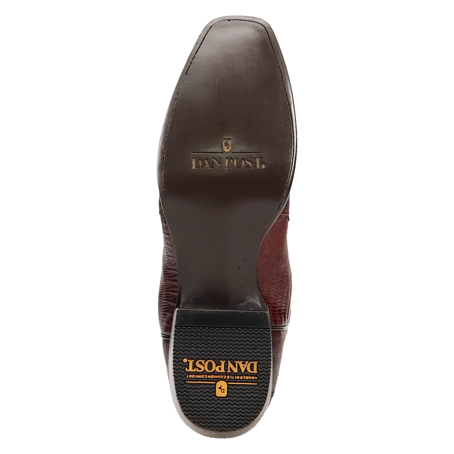 Dan Post Boots Boots Men's Ringold Lizard Snip Toe Boots Antique Tan Color - Dan Post Boots