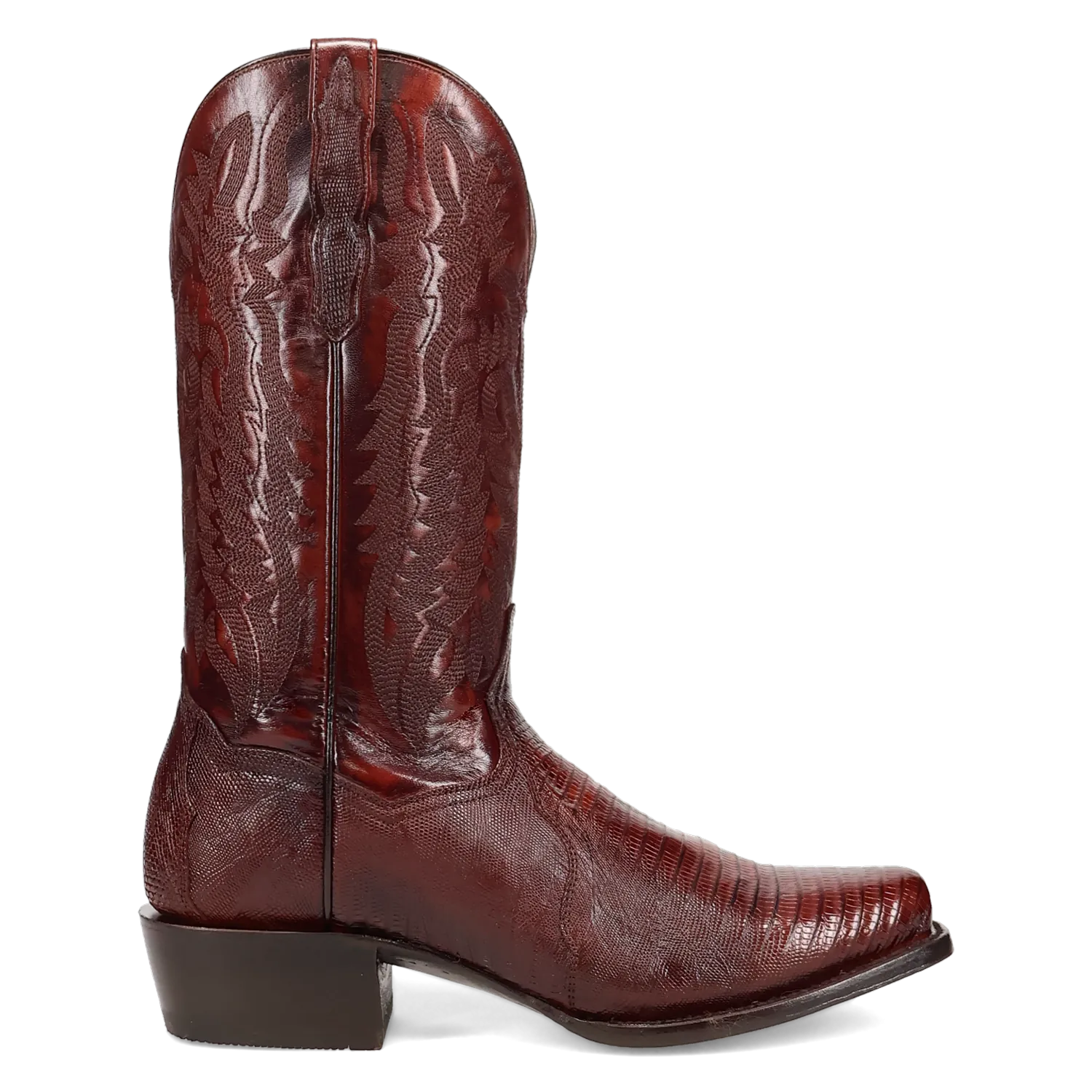 Dan Post Boots Boots Men's Ringold Lizard Snip Toe Boots Antique Tan Color - Dan Post Boots