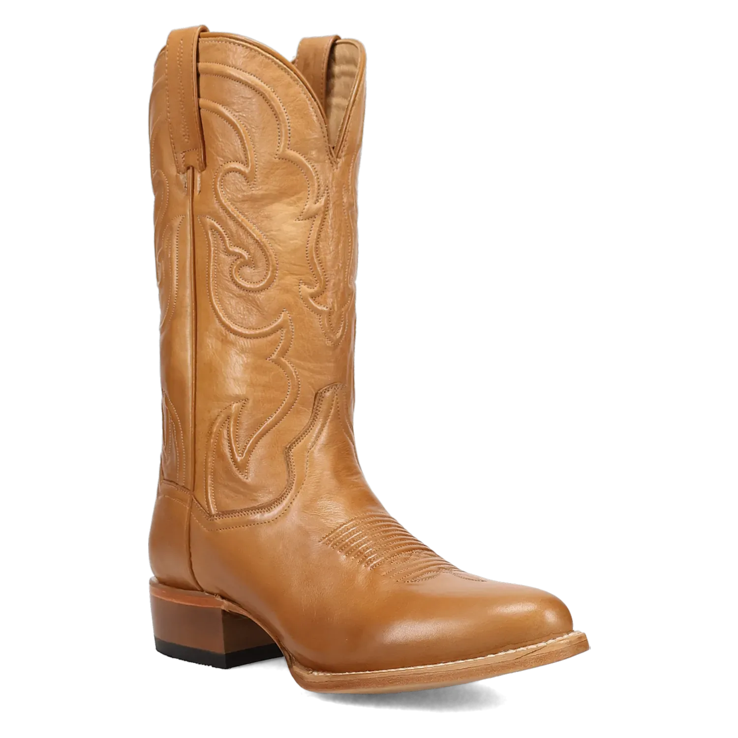 Dan Post Boots Boots Men's Rio Grande Leather Round Toe Boots Camel Color - Dan Post Boots