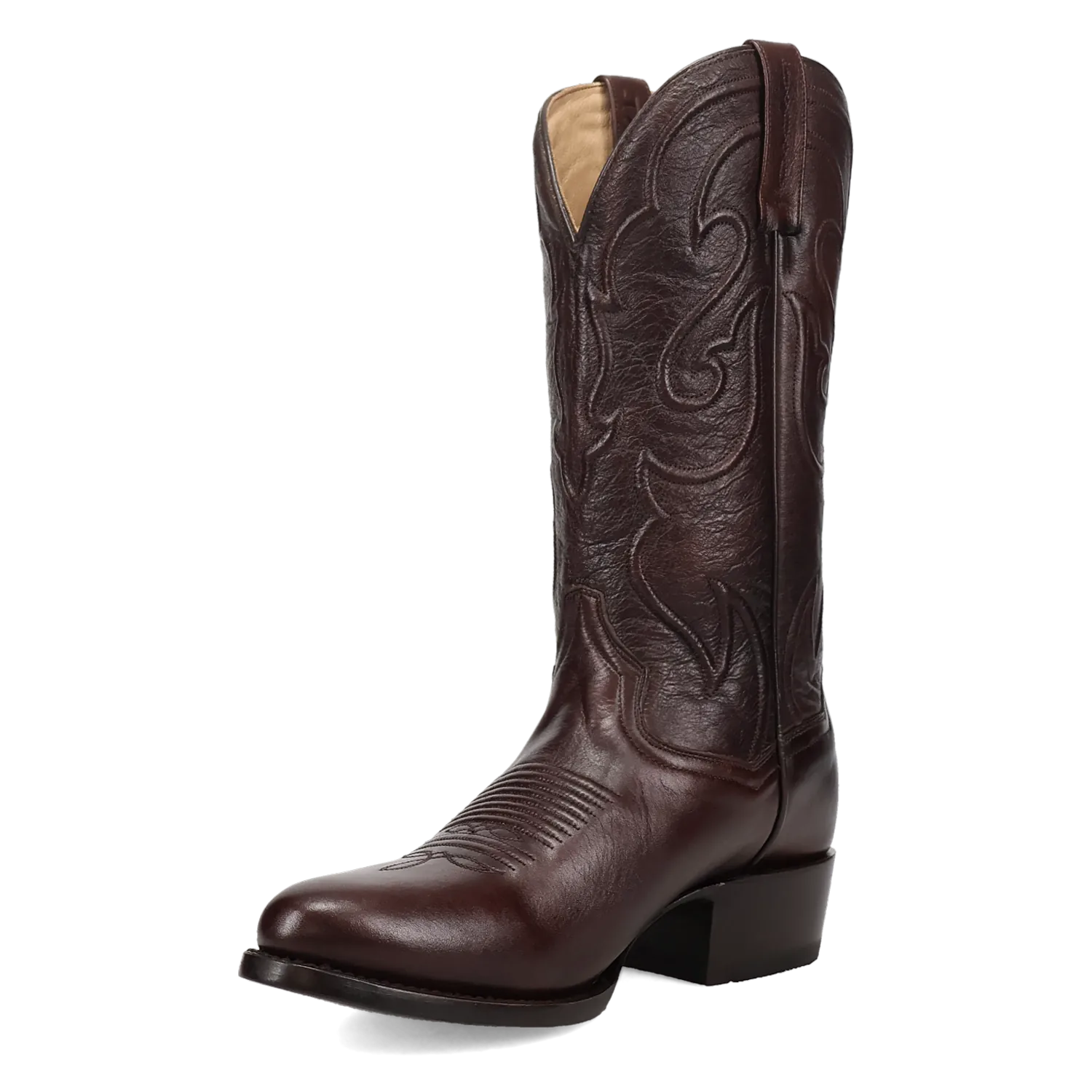 Dan Post Boots Boots Men's Rio Grande Leather Round Toe Boots Chocolate Color - Dan Post Boots