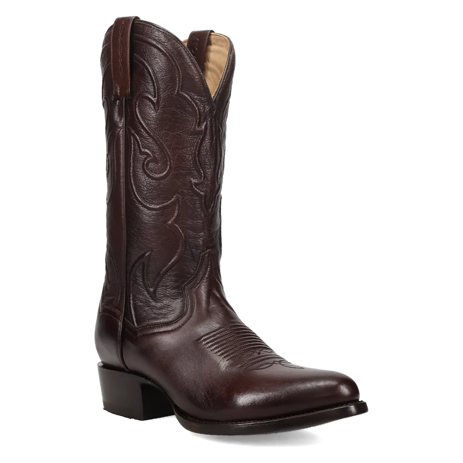 Dan Post Boots Boots Men's Rio Grande Leather Round Toe Boots Chocolate Color - Dan Post Boots