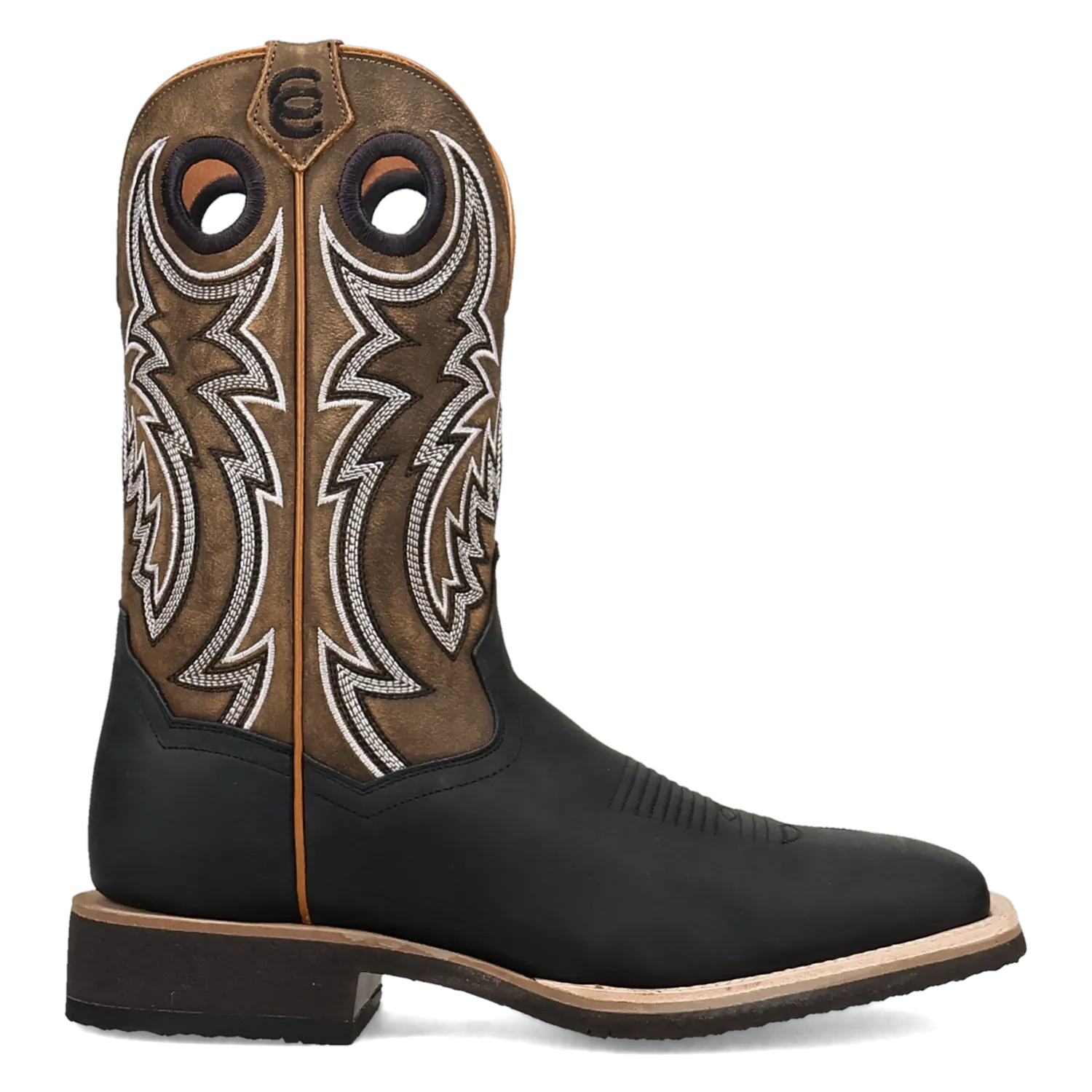 Dan Post Boots Boots Men's Royston Leather Wide Square Toe Boots Black Color - Dan Post Boots