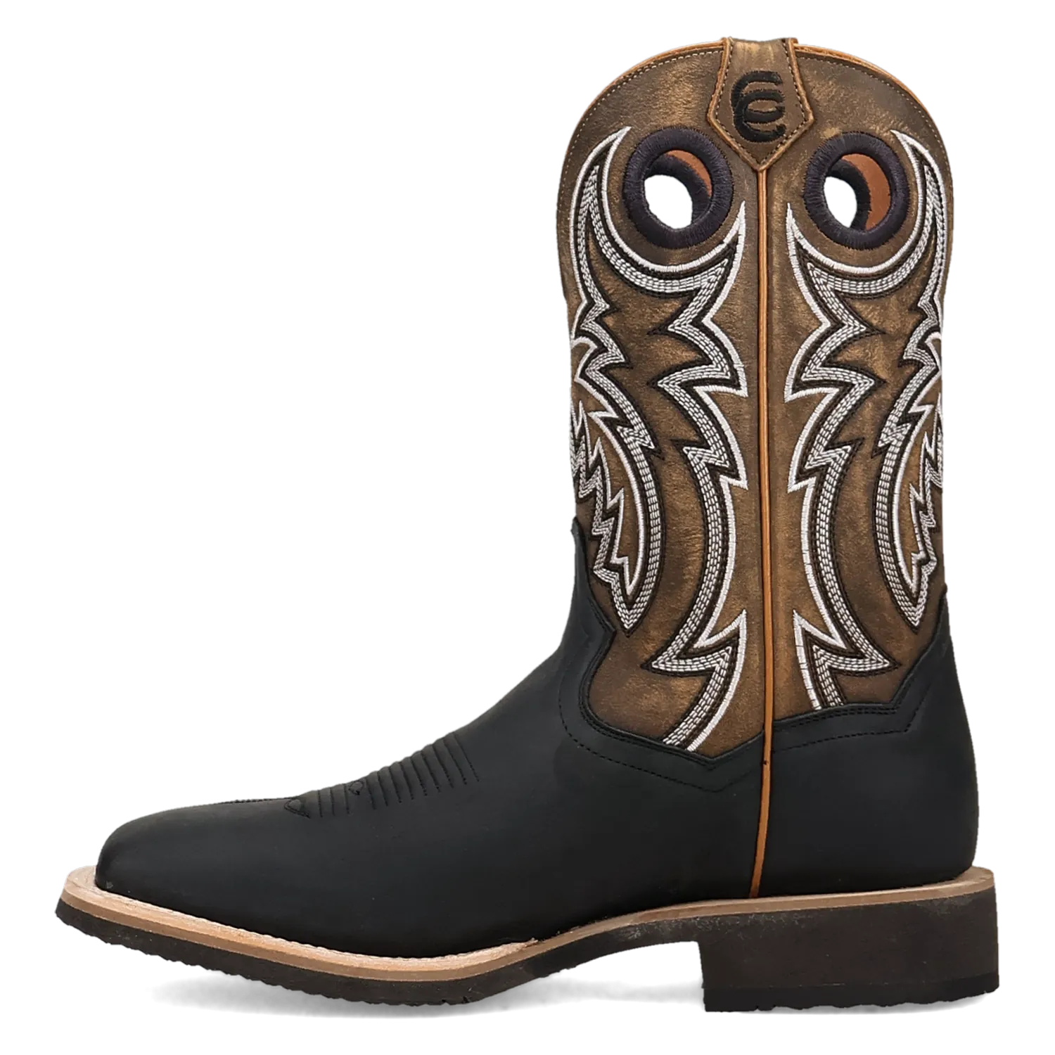 Dan Post Boots Boots Men's Royston Leather Wide Square Toe Boots Black Color - Dan Post Boots