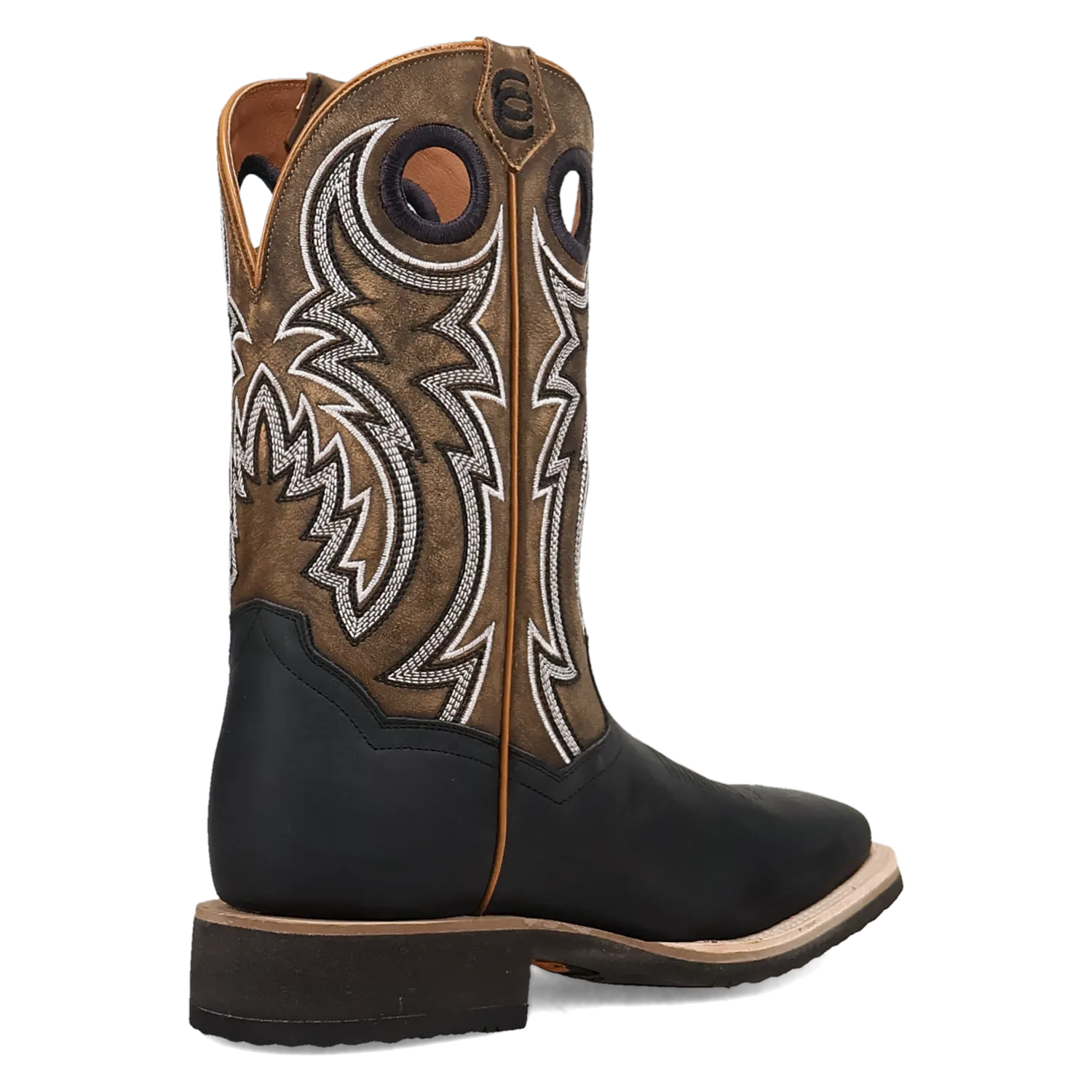 Dan Post Boots Boots Men's Royston Leather Wide Square Toe Boots Black Color - Dan Post Boots