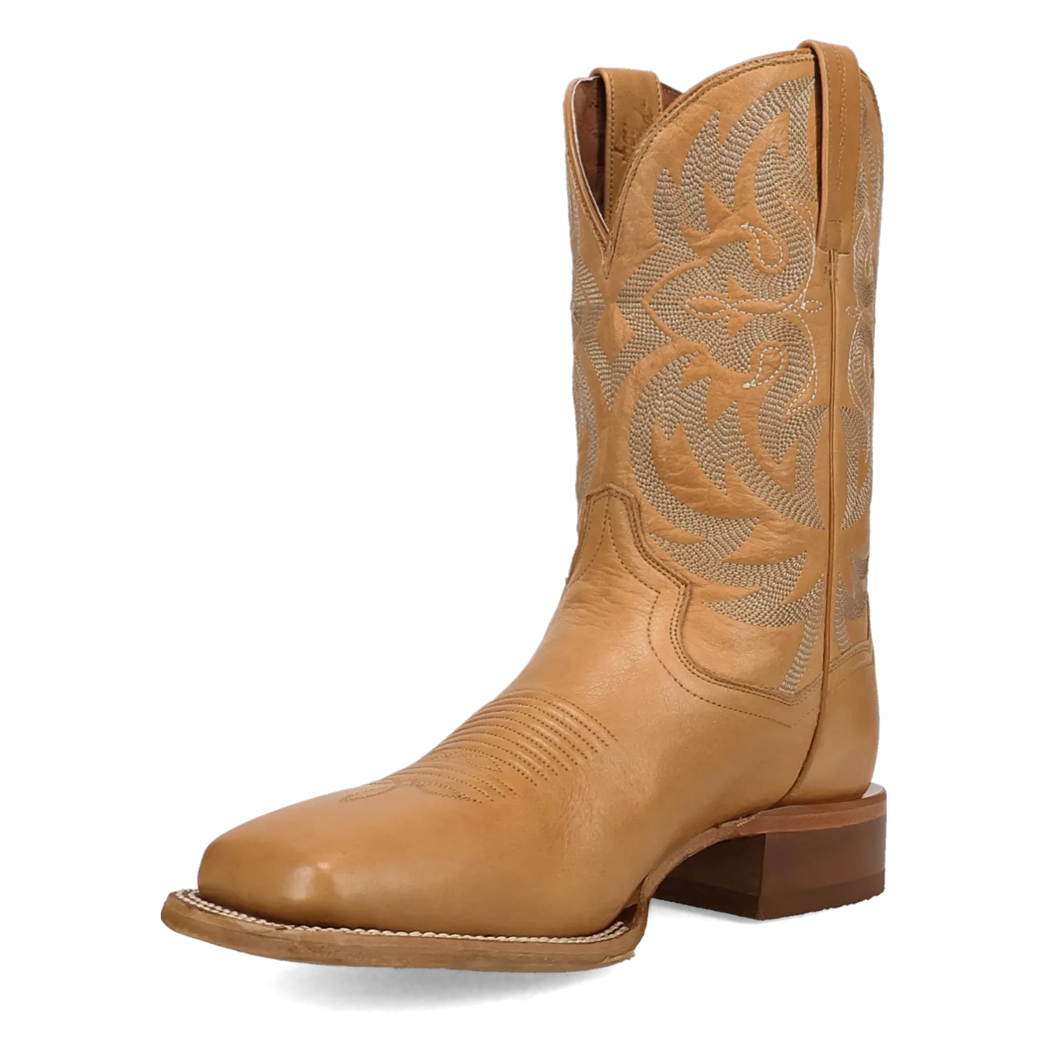 Dan Post Boots Boots Men's Sonora Leather Wide Square Toe Boots Honey Color - Dan Post Boots