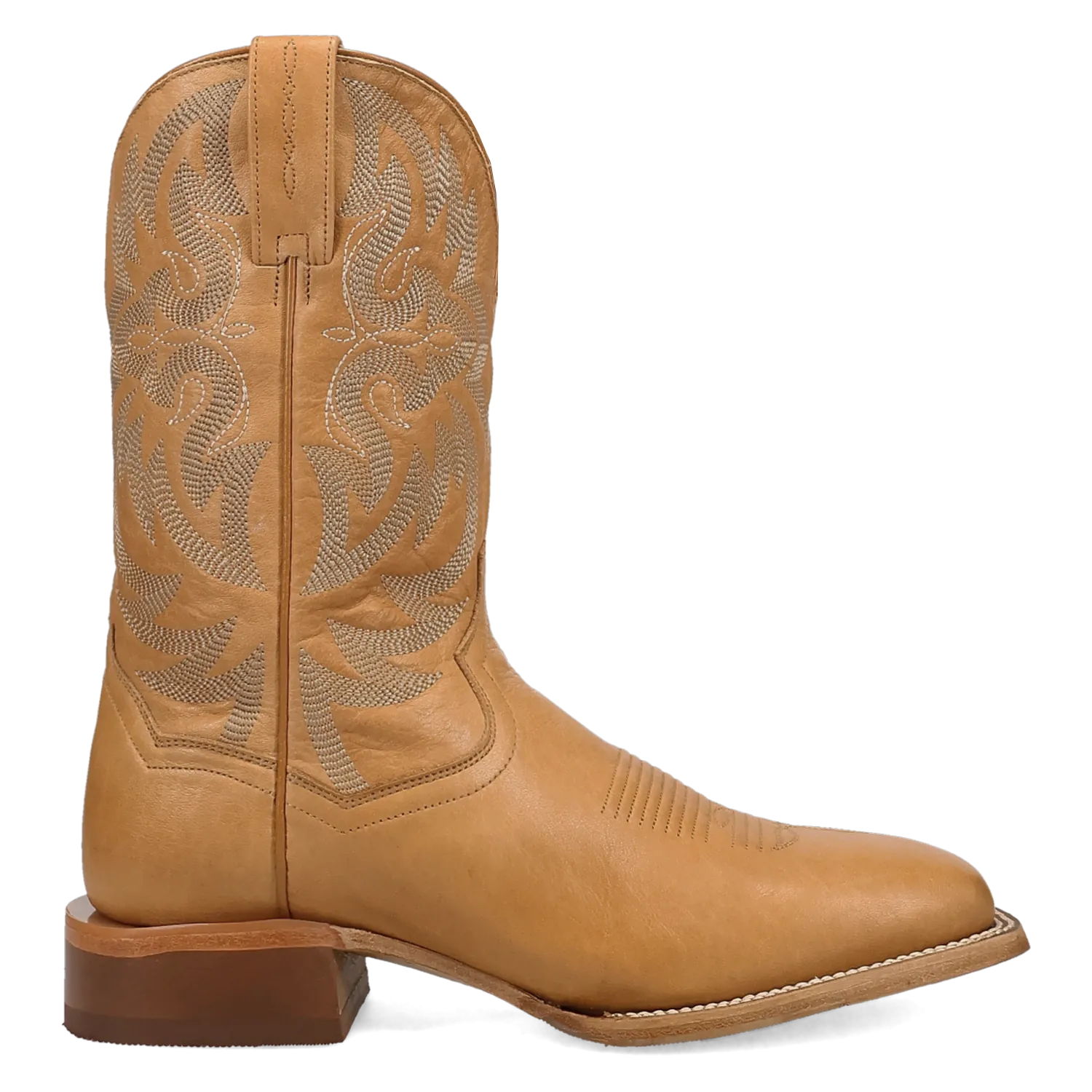 Dan Post Boots Boots Men's Sonora Leather Wide Square Toe Boots Honey Color - Dan Post Boots