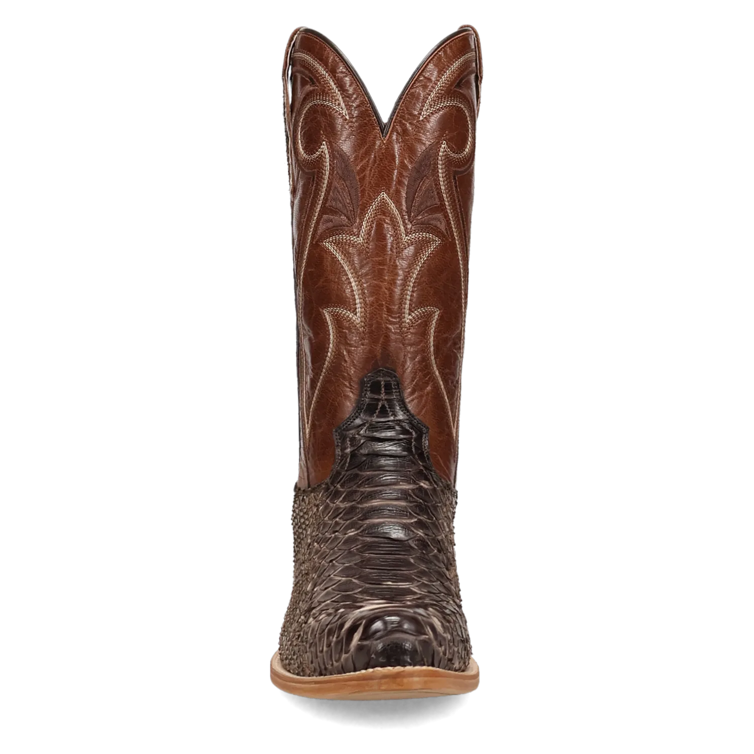 Dan Post Boots Boots Men's Stryke Back Cut Genuine Python J Toe Boots Bay Apache Color - Dan Post Boots
