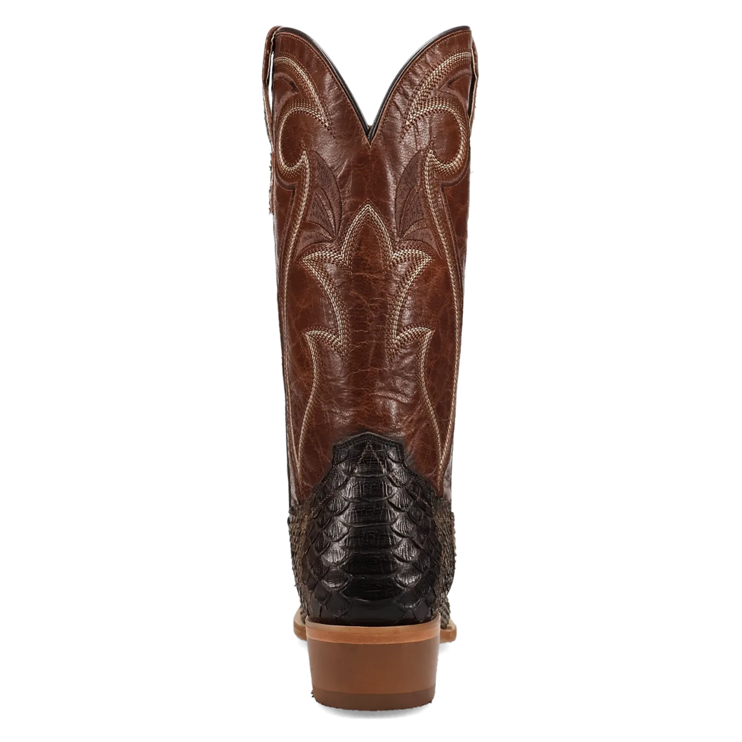 Dan Post Boots Boots Men's Stryke Back Cut Genuine Python J Toe Boots Bay Apache Color - Dan Post Boots