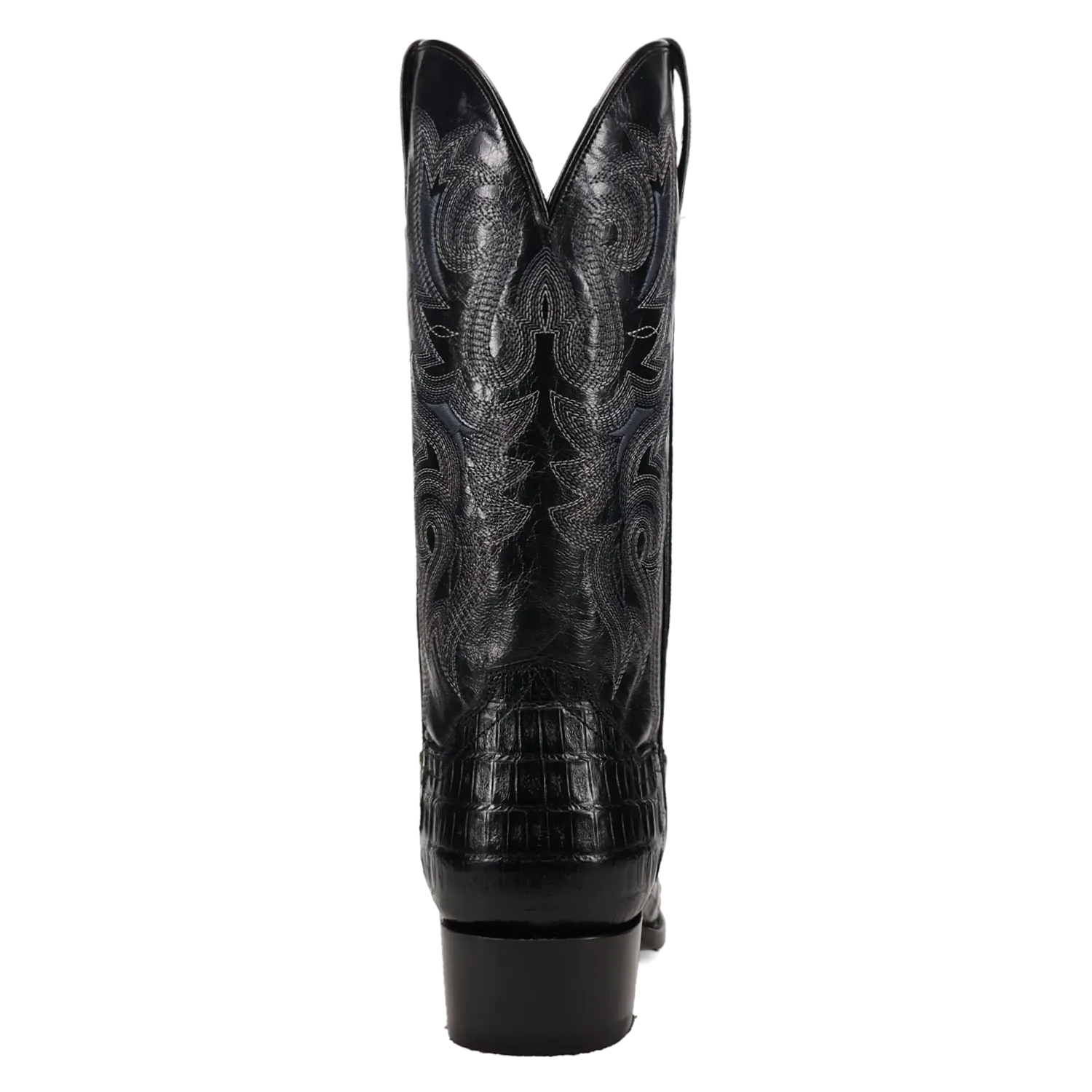 Dan Post Boots Boots Men's Zandor Caiman Belly Snip Toe Boots Black Color - Dan Post Boots
