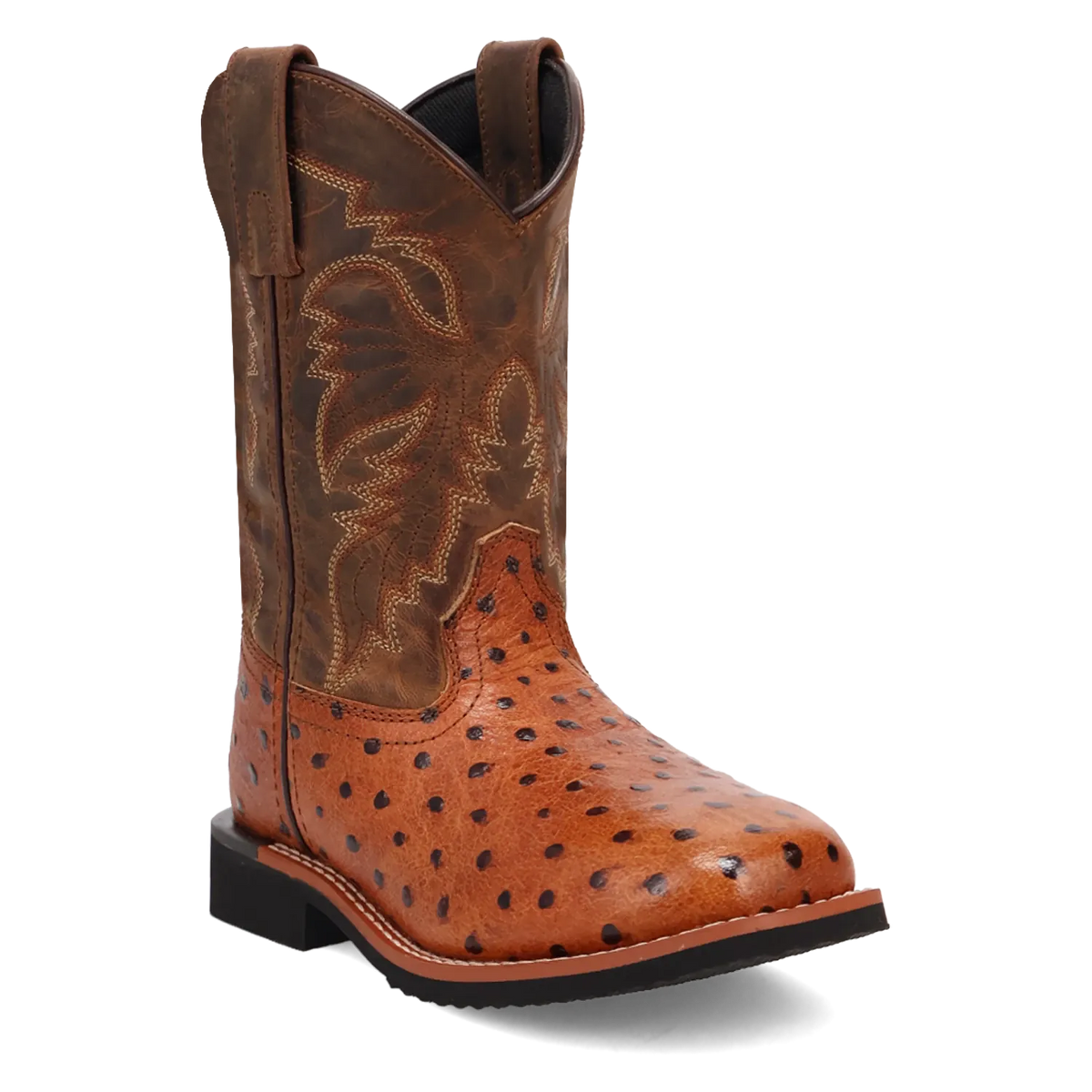 Dan Post Boots Boots Tan / 3.5 Dan Post Youth´s Jet Leather Wide Square Toe Boots - Tan