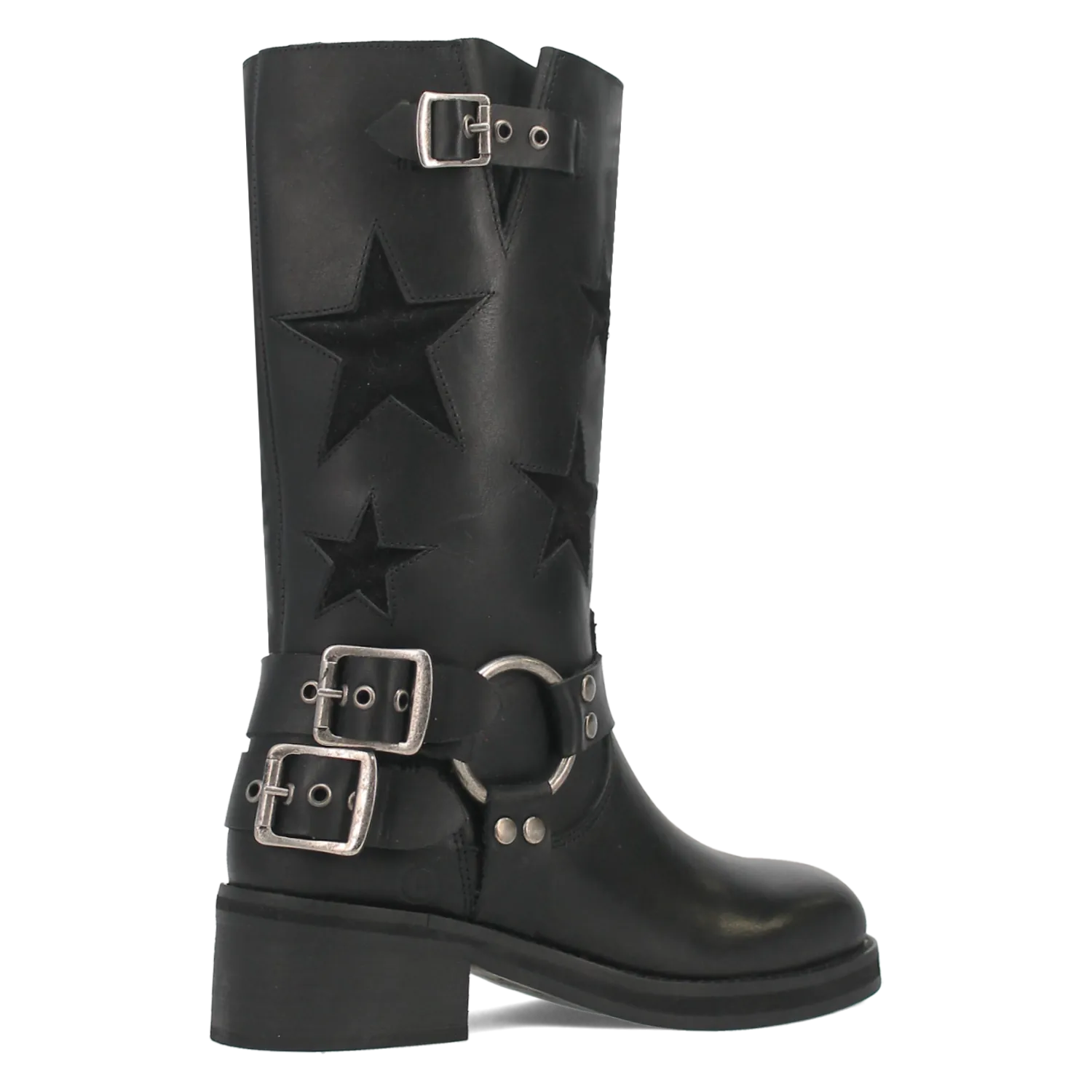 Dan Post Boots Boots Women's Blacklist Leather Round Toe Boots Black Color - Dingo