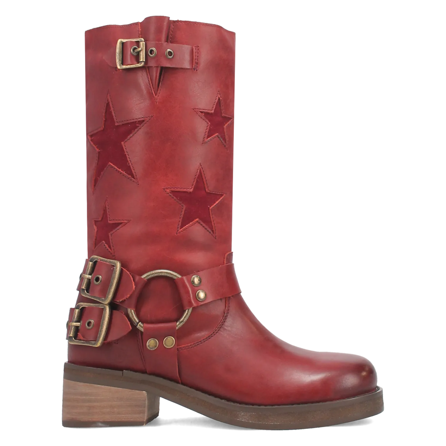 Dan Post Boots Boots Women's Blacklist Leather Round Toe Boots Wine Color - Dingo