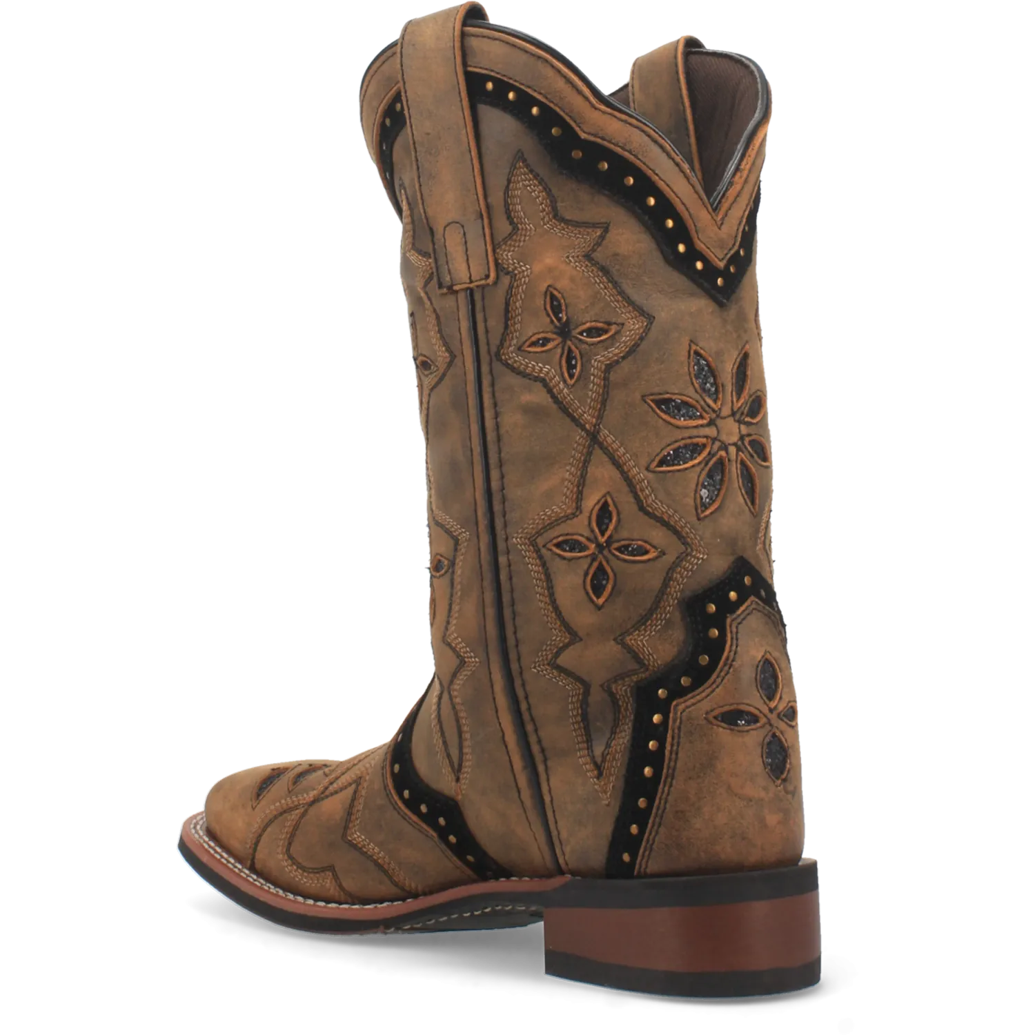 Dan Post Boots Boots Women's Bouquet Leather Wide Square Toe Boots Honey Color - Laredo Boots