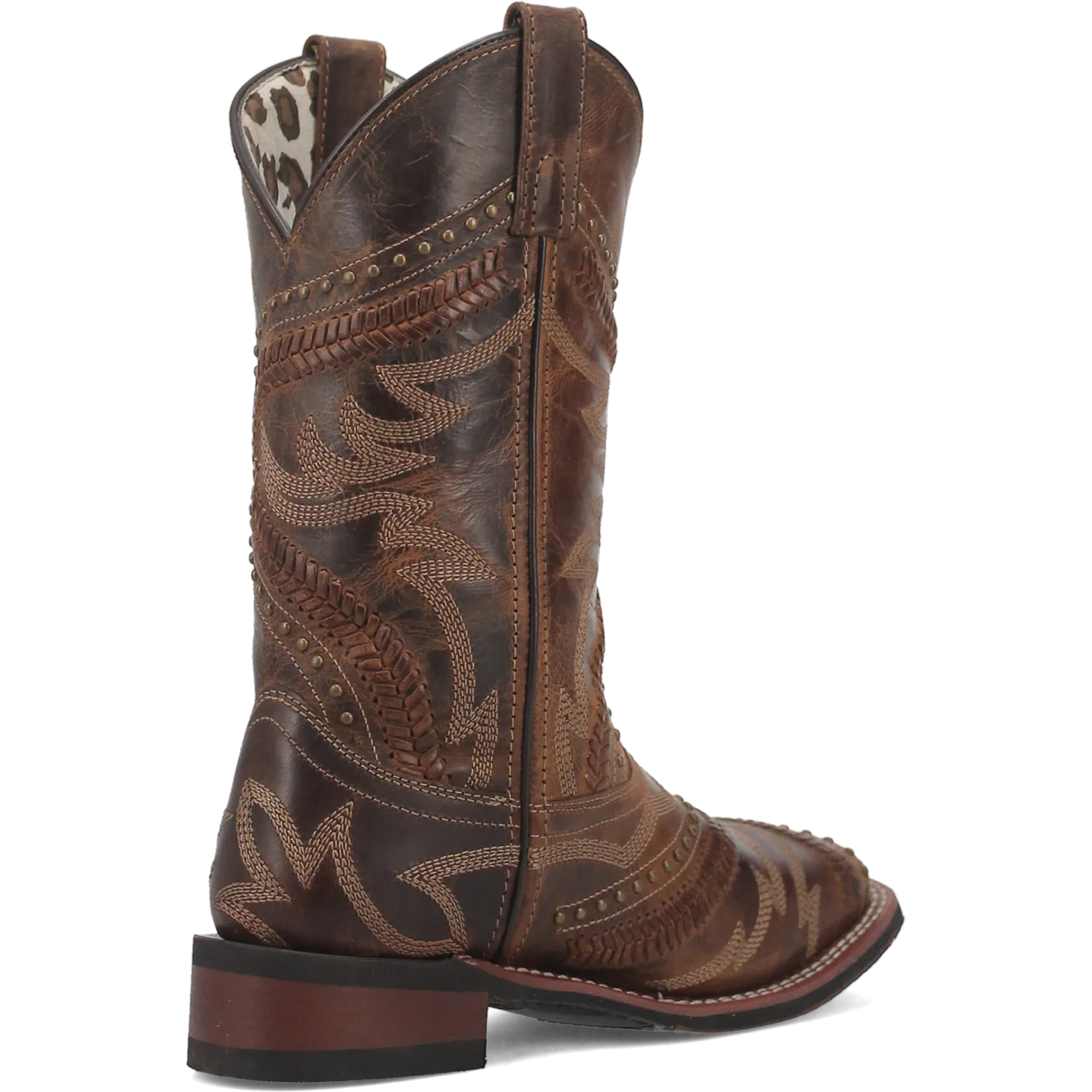 Dan Post Boots Boots Women's Charli Leather Wide Square Toe Boots Tan Color - Dan Post Boots