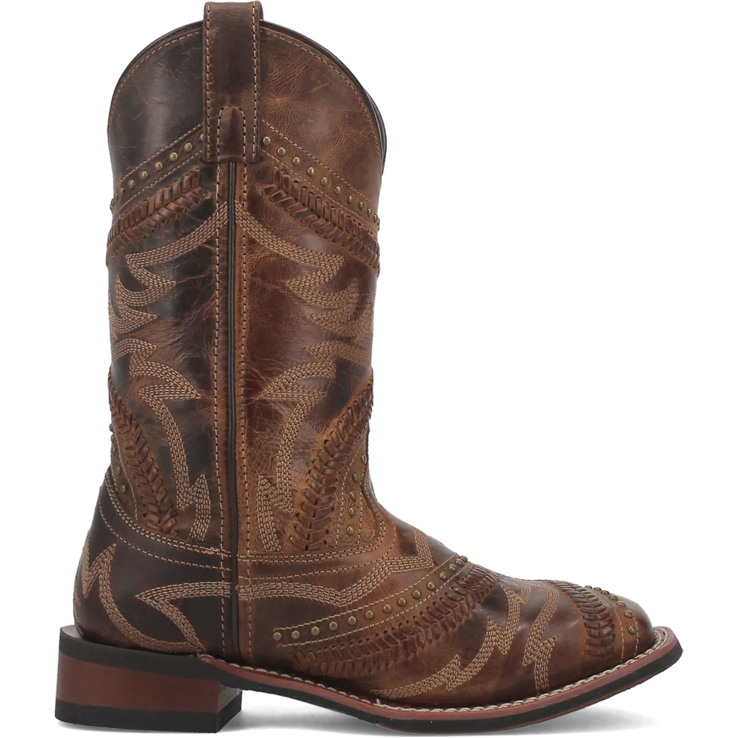 Dan Post Boots Boots Women's Charli Leather Wide Square Toe Boots Tan Color - Dan Post Boots