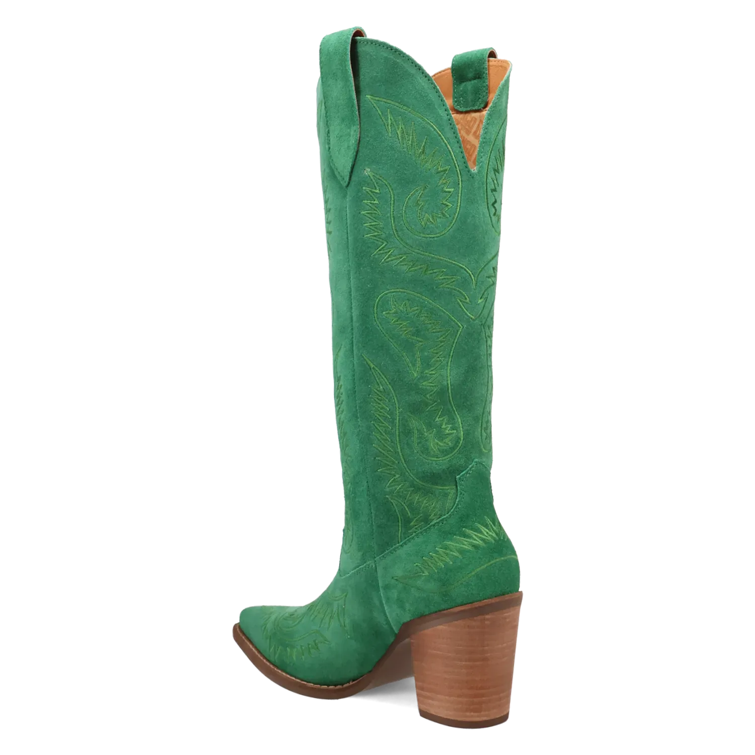 Dan Post Boots Boots Women's Evita Leather Tall Boot Green Color - Dingo