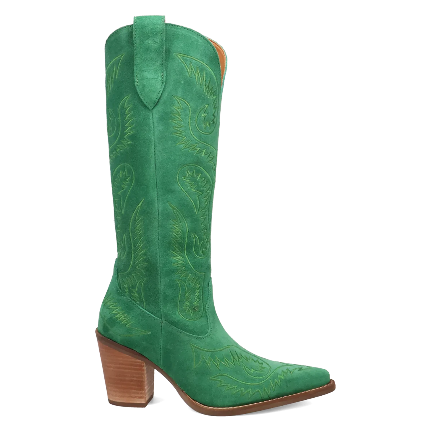 Dan Post Boots Boots Women's Evita Leather Tall Boot Green Color - Dingo