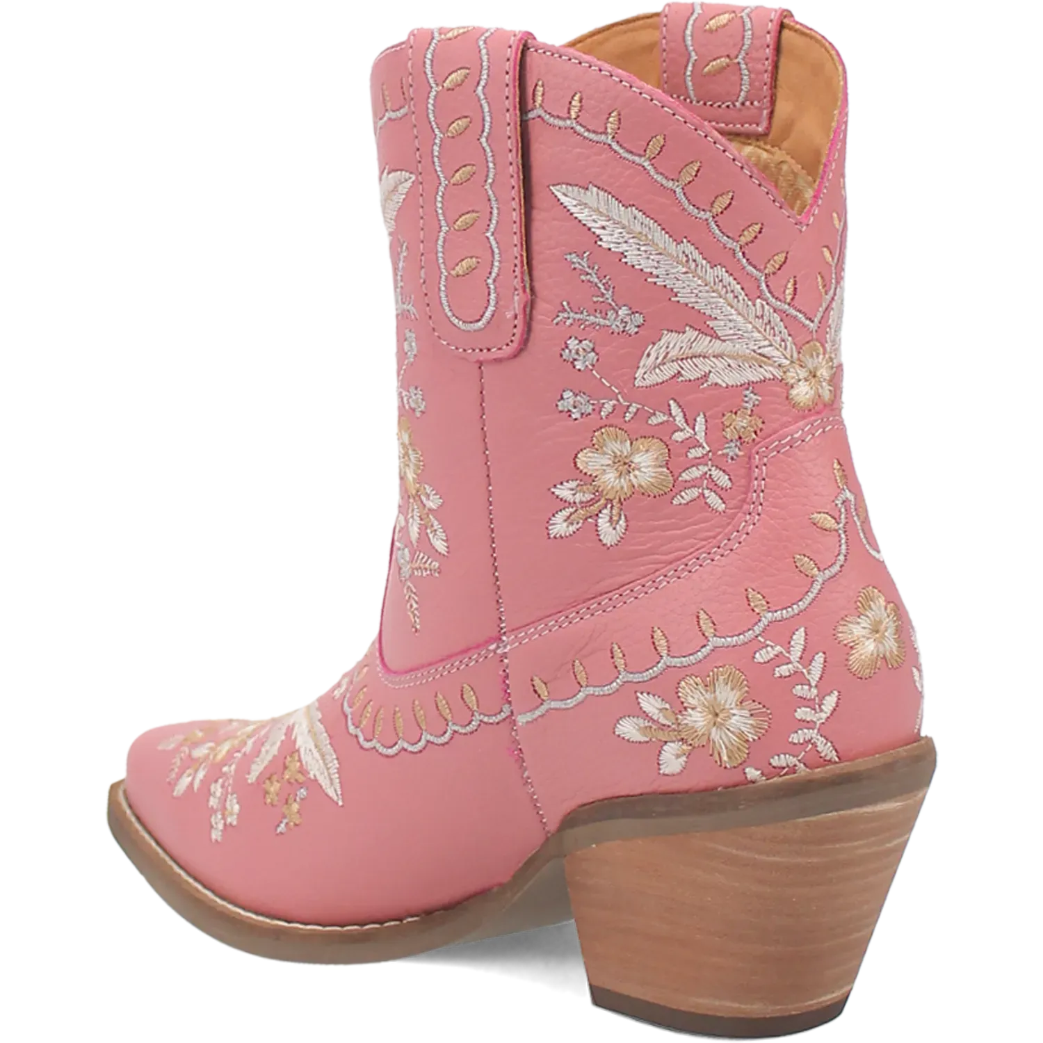 Dan Post Boots Boots Women´s Genuine Leather Primrose Bootie Pink Color - Dingo