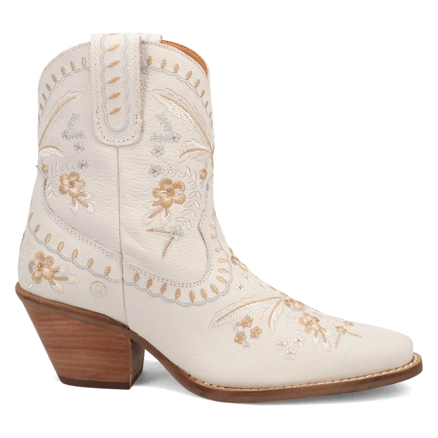 Dan Post Boots Boots Women´s Genuine Leather Primrose Bootie White Color - Dingo