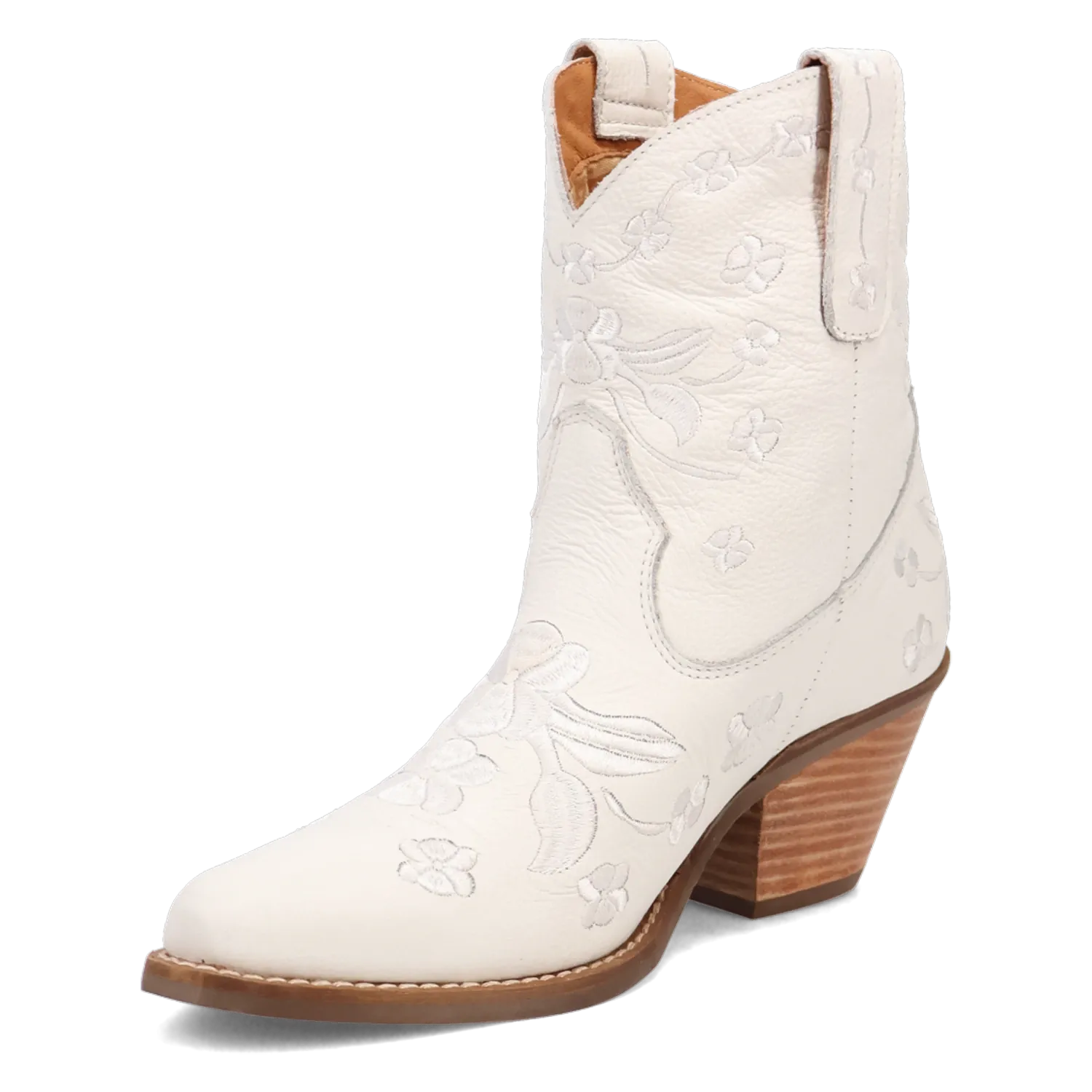 Dan Post Boots Boots Women´s Genuine Leather Sweetheart Bootie White Color - Dingo