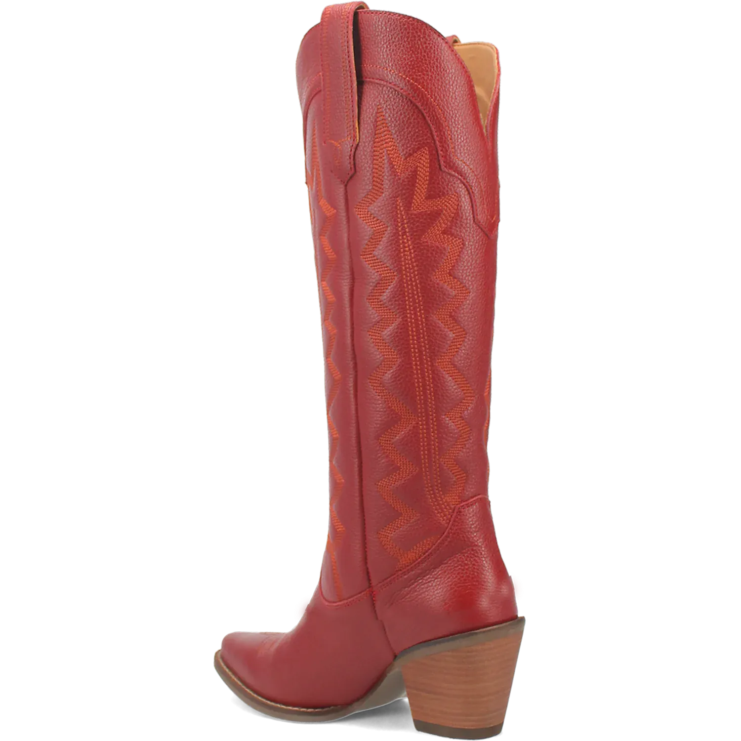 Dan Post Boots Boots Women's High Cotton Leather Tall Boot Red Color - Dingo