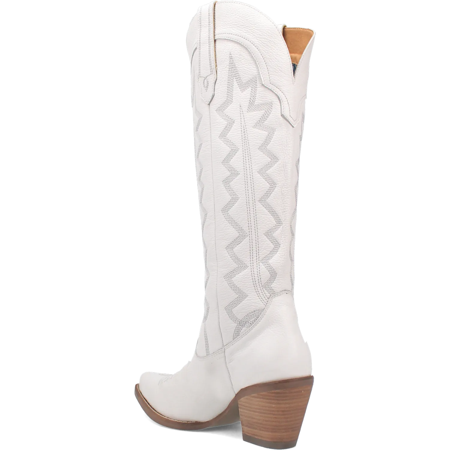 Dan Post Boots Boots Women's High Cotton Leather Tall Boot White Color - Dingo