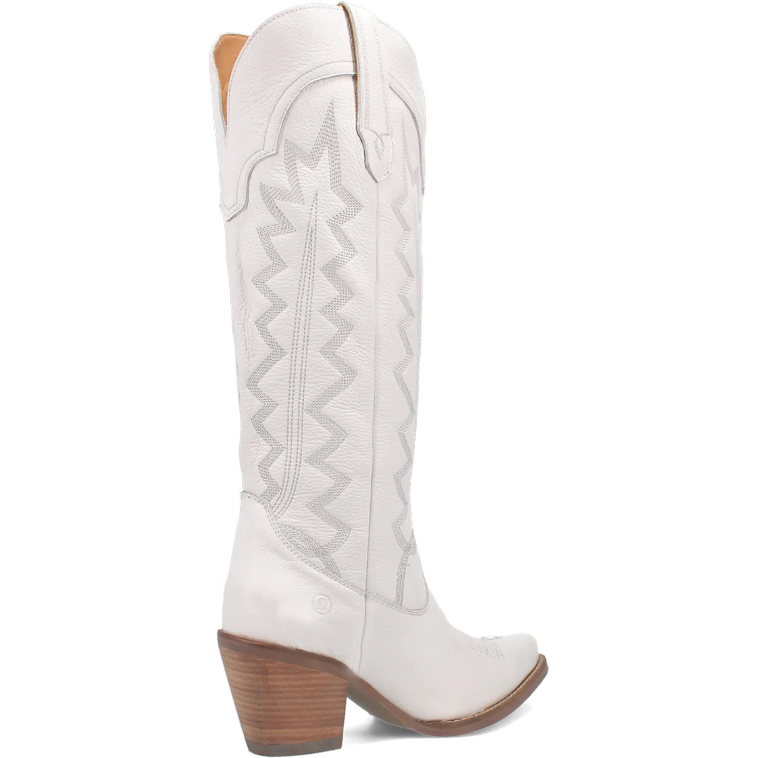 Dan Post Boots Boots Women's High Cotton Leather Tall Boot White Color - Dingo