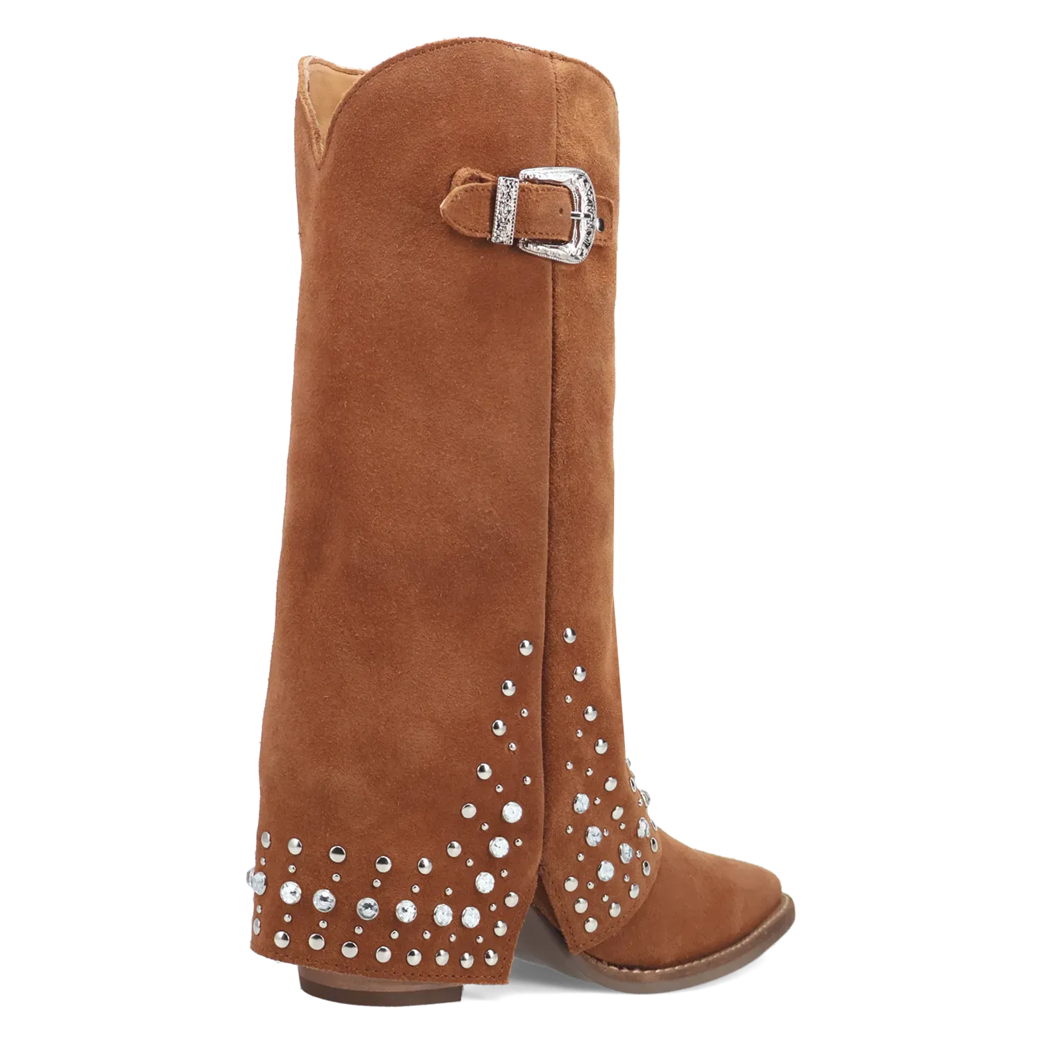 Dan Post Boots Boots Women's Howdy Honey Suede Leather Snip Toe Boots Brown Color - Dingo