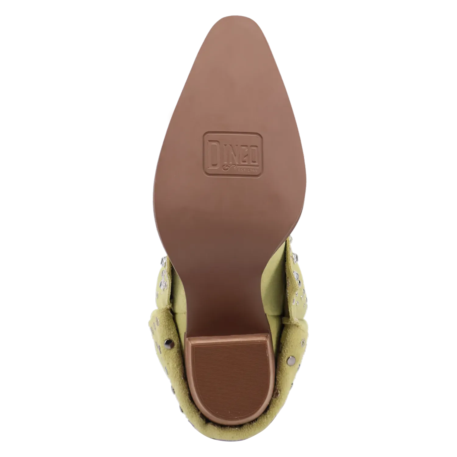 Dan Post Boots Boots Women's Howdy Honey Suede Leather Snip Toe Boots Lime Color - Dingo