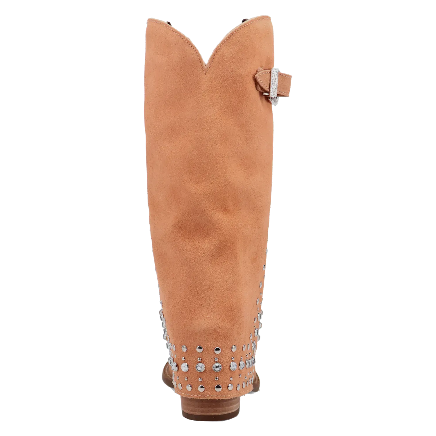 Dan Post Boots Boots Women's Howdy Honey Suede Leather Snip Toe Boots Orange Color - Dingo